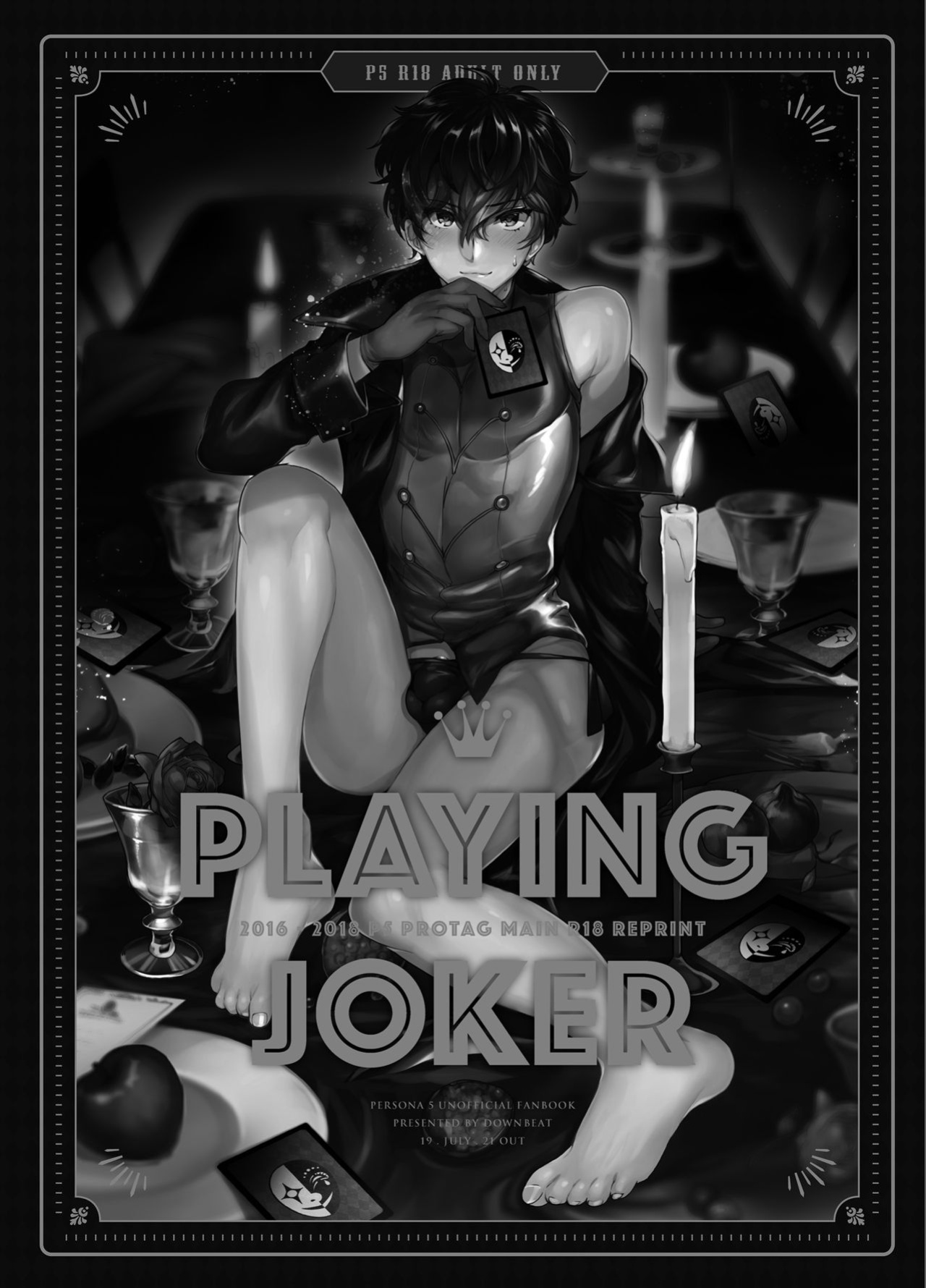 [downbeat (Kirimoto Yuuji)] Playing Joker ~Mob x Shujinkou Soushuuhen~ (Persona 5) [bibiten]