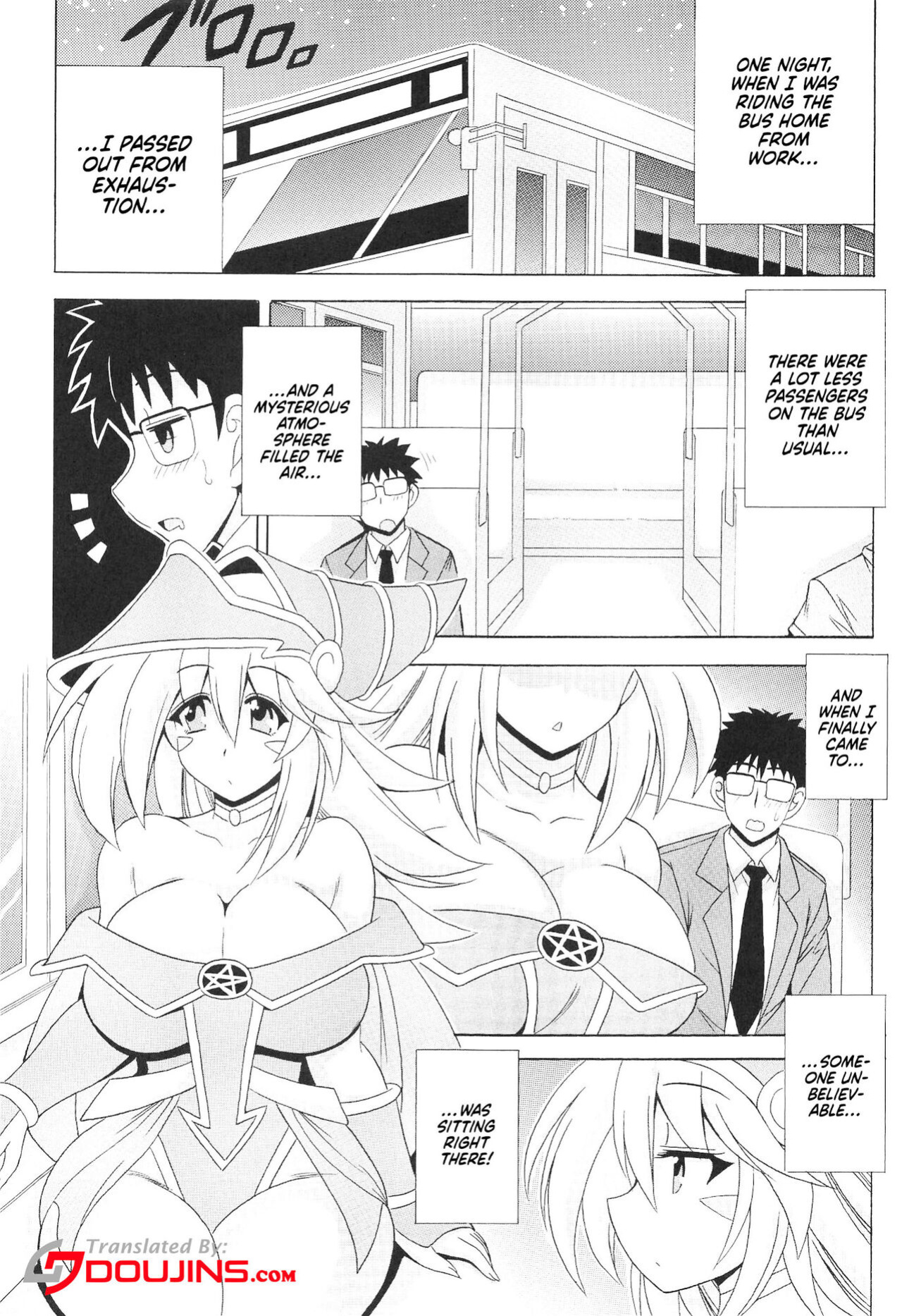 [Leaz Koubou (Oujano Kaze)] Makaihatsu Gokuraku Iki Chikan Bus | The Molester Bus That Departs For The Demon World (Yu-Gi-Oh!)