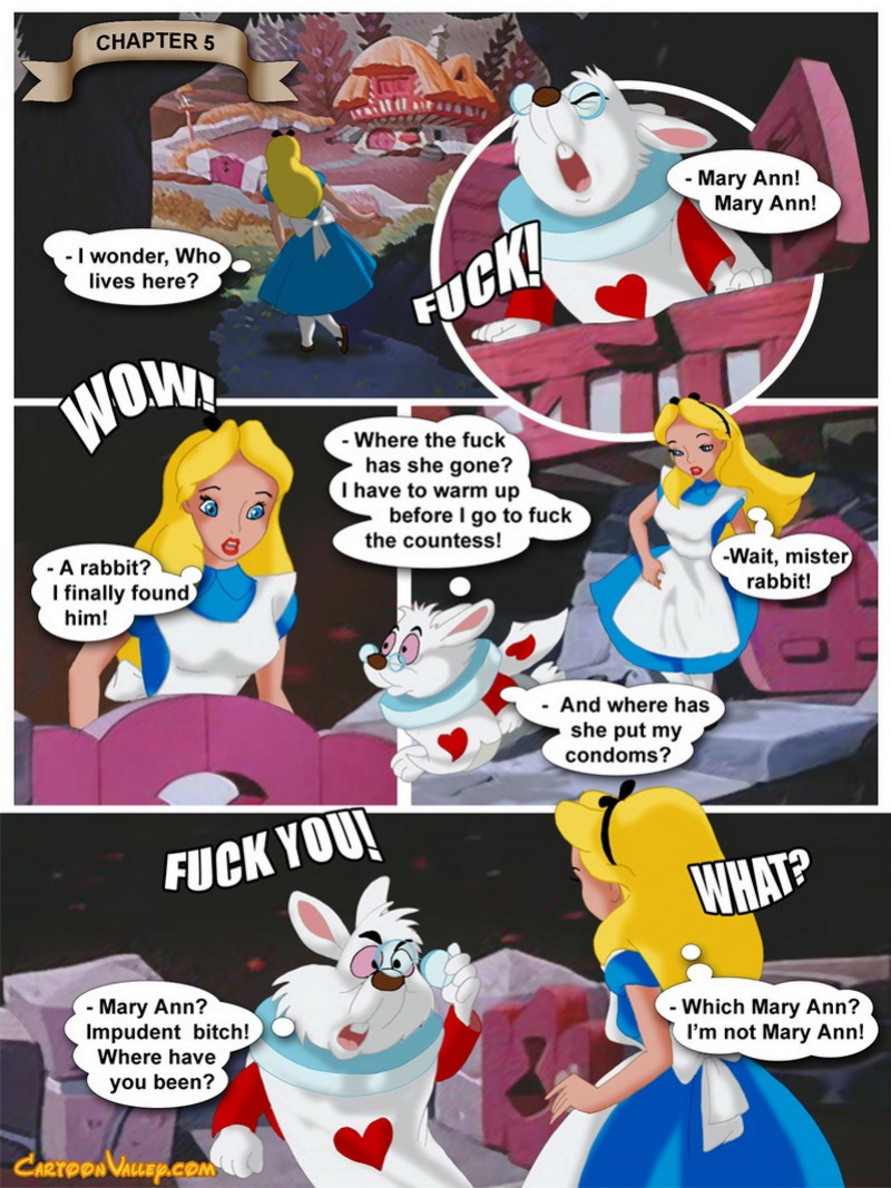 Cartoon Valley - Alice in Wonderfuckers Land