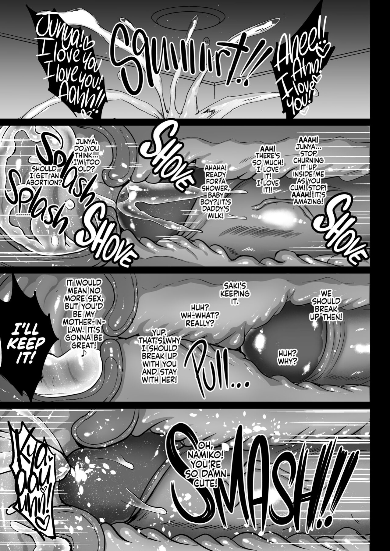 [Shouchuu MAC (Hozumi Kenji)] Choukyou Juseizumi Oyako Netorare Kiroku | Mother and Daughter NTR Diary: Trained and Knocked Up