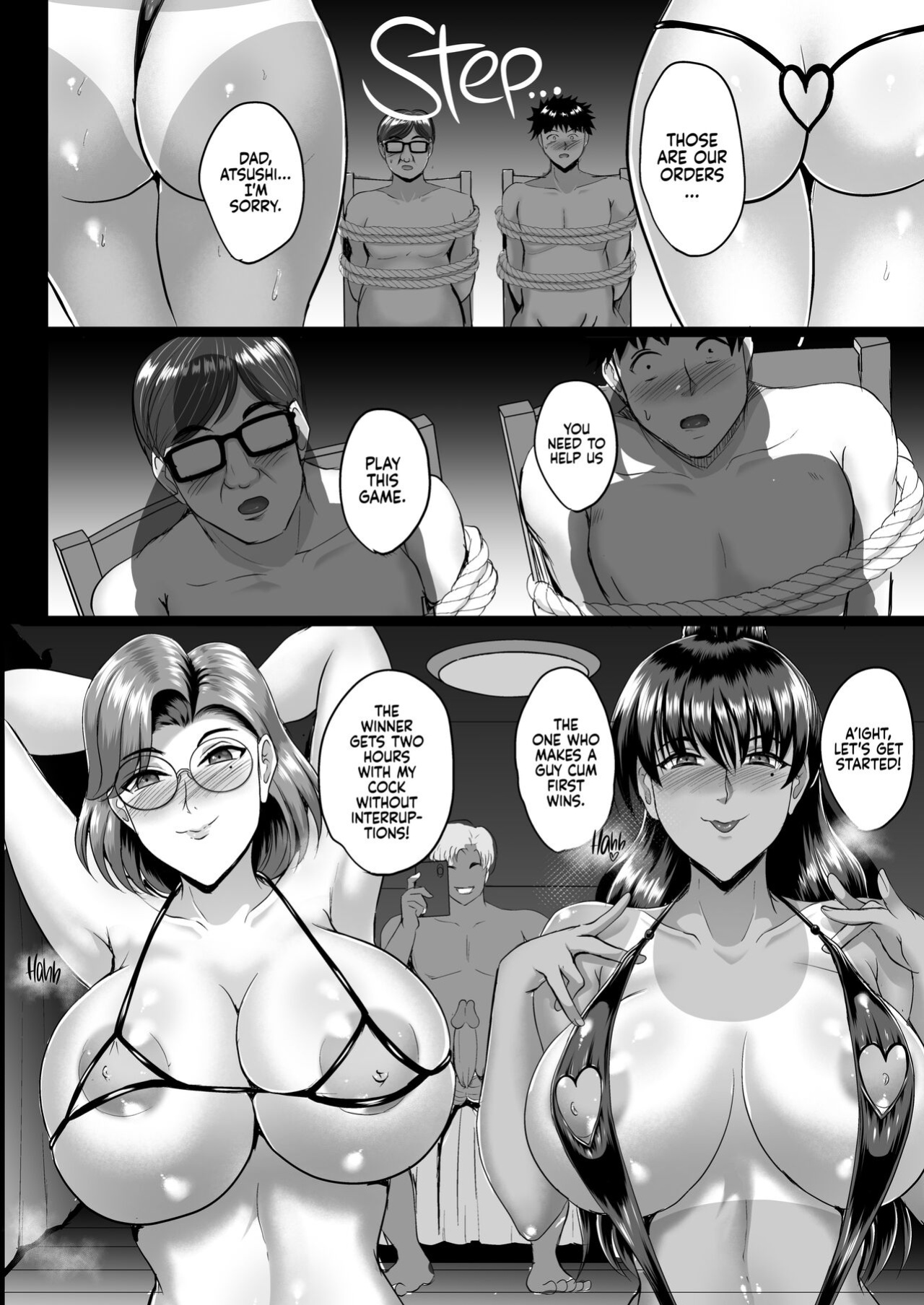 [Shouchuu MAC (Hozumi Kenji)] Choukyou Juseizumi Oyako Netorare Kiroku | Mother and Daughter NTR Diary: Trained and Knocked Up