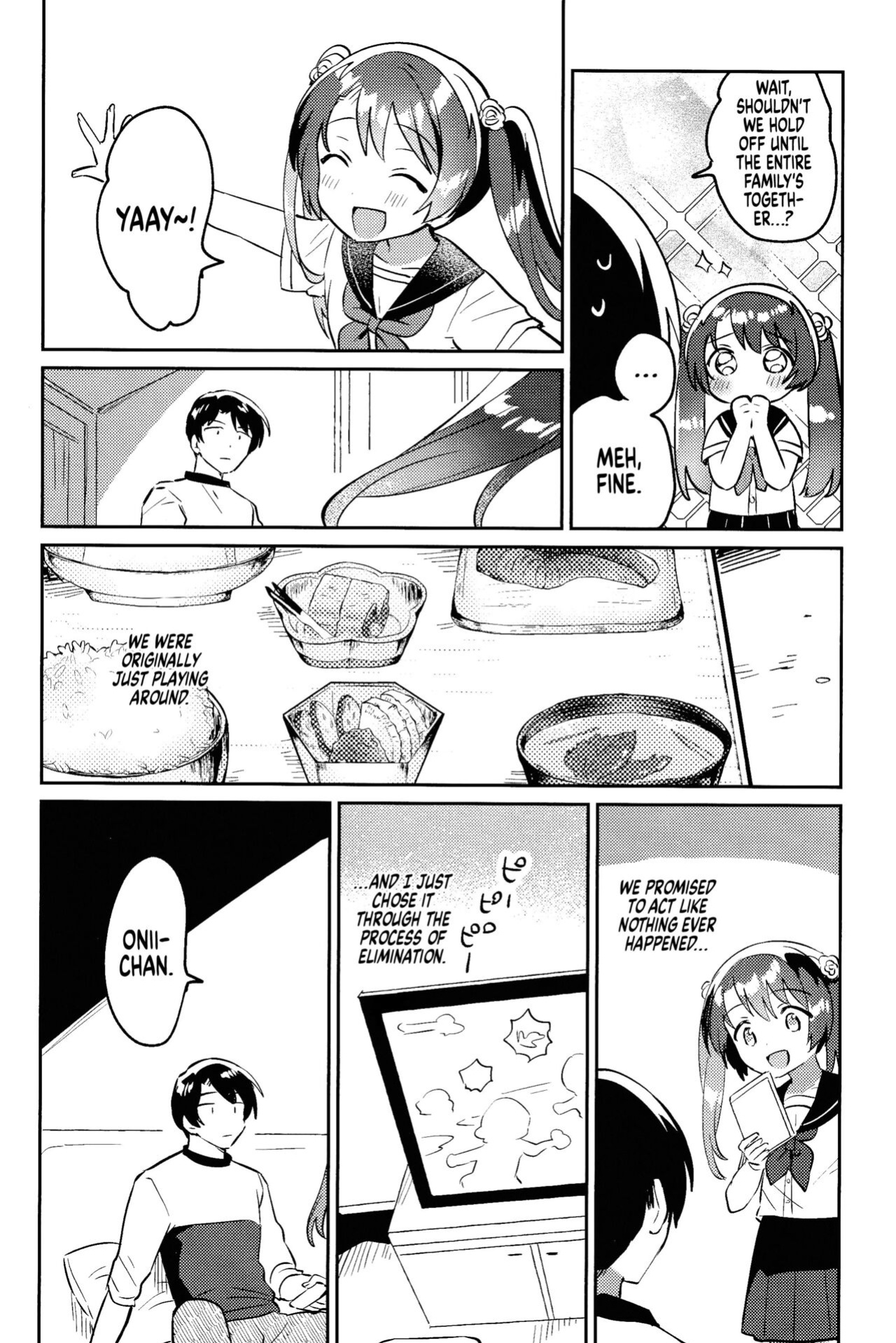 (COMIC1☆20) [squeezecandyheaven (Ichihaya)] Imouto to Lockdown √hell | In Lockdown Hell With My Little Sister