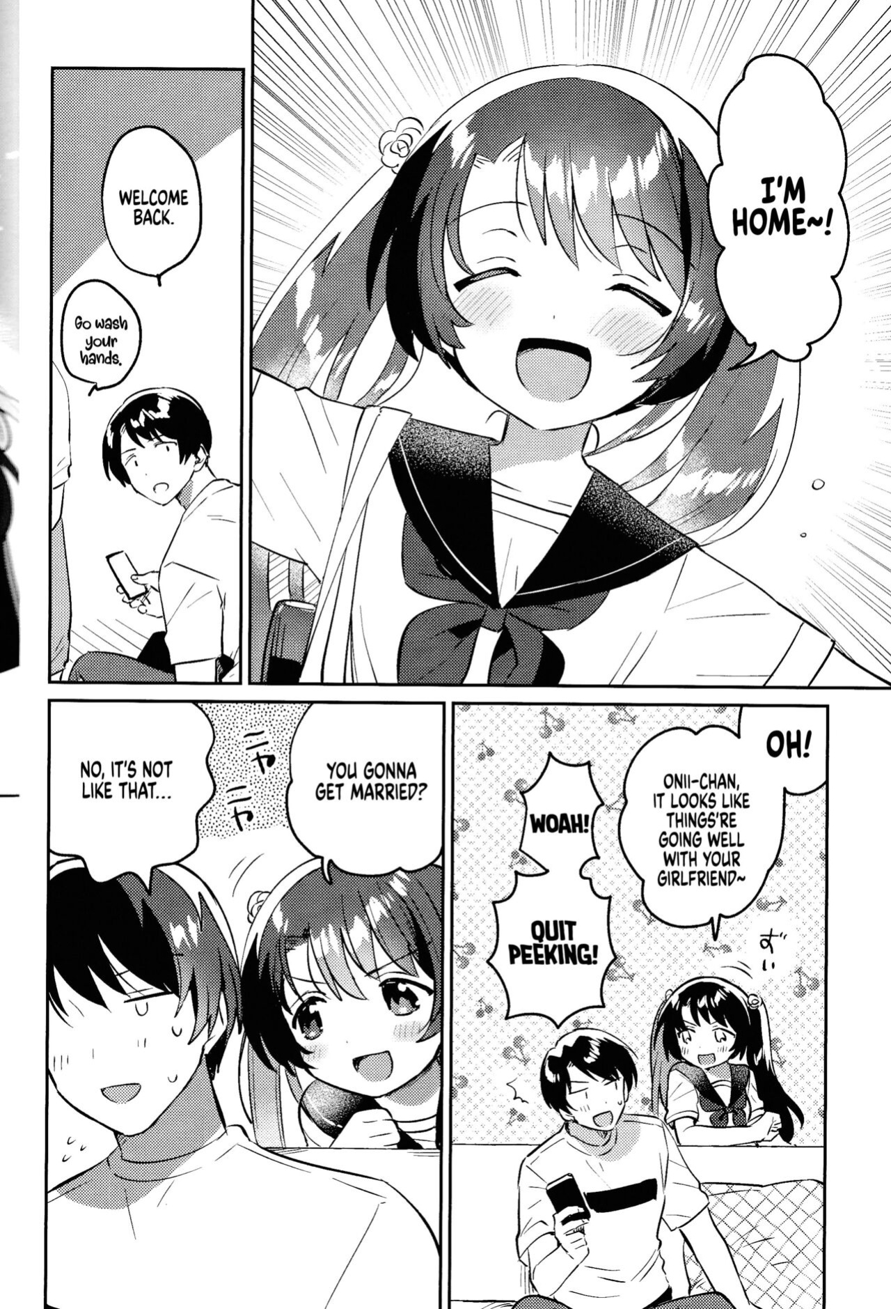 (COMIC1☆20) [squeezecandyheaven (Ichihaya)] Imouto to Lockdown √hell | In Lockdown Hell With My Little Sister