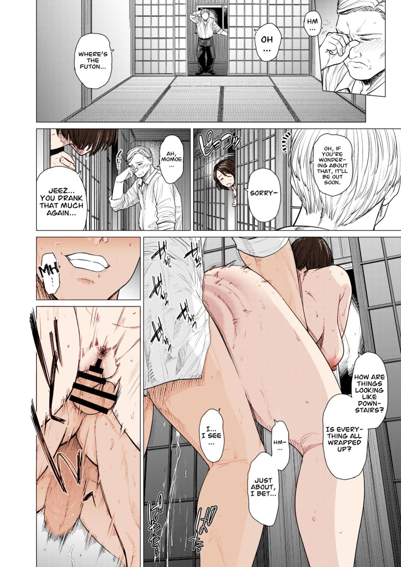 [Seiheki Chousadan (Etuzan Jakusui)] Mendougoto | In Trouble (Toaru Site no Seiheki Ranking nite, Zennendai de NTR ga Bucchigiri 1-i Datta no de, Ironna Onnanoko o Netotte Moraimashita.) [Nisor] [Colorized]