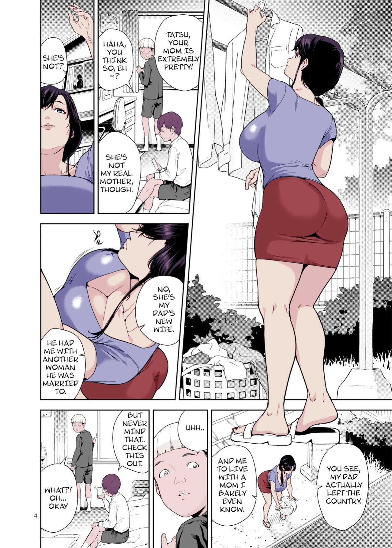 [JACK-POT (Jyura)] Tomodachi no Onna | My 'Best' Friend's Mother {colorized}