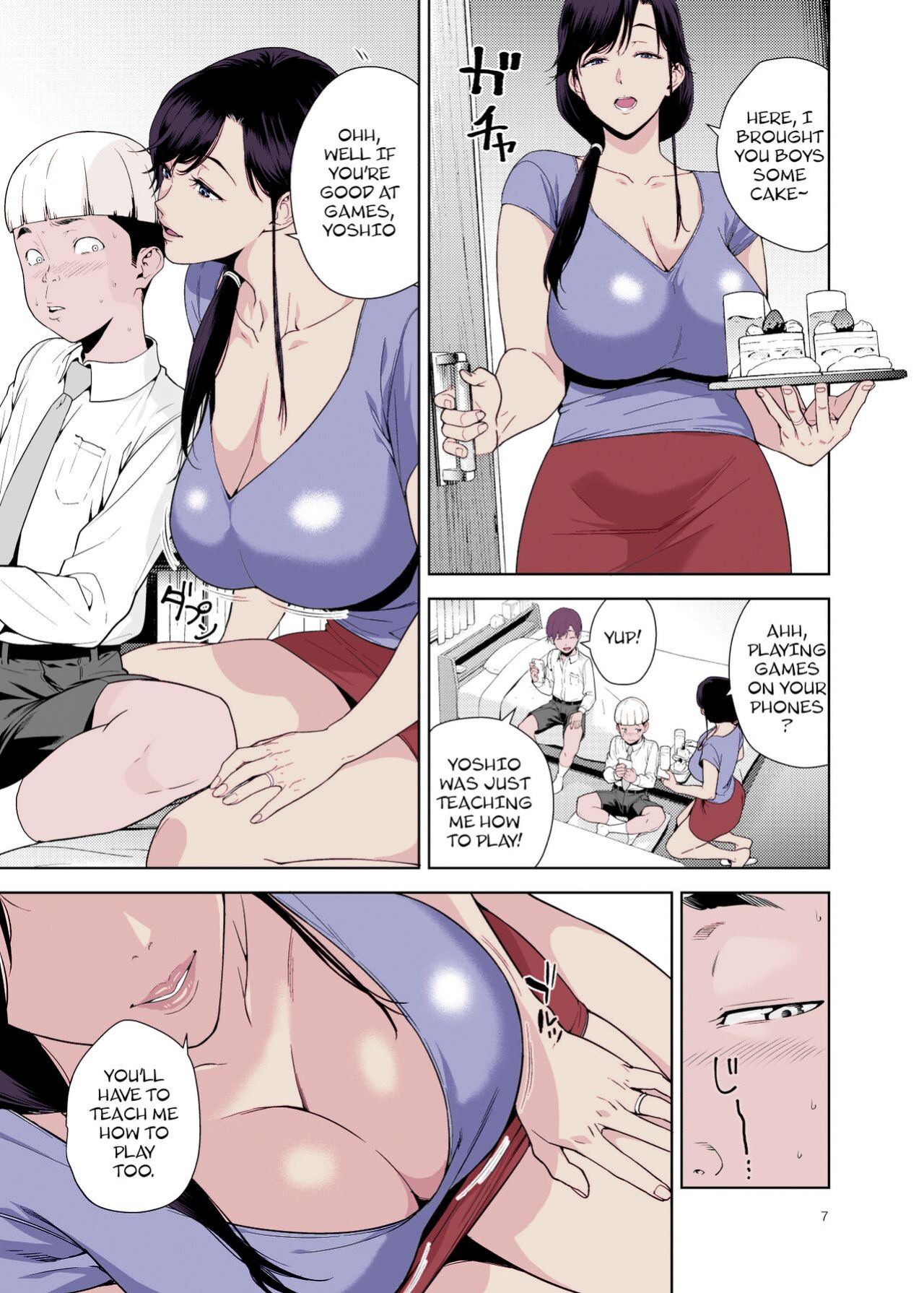 [JACK-POT (Jyura)] Tomodachi no Onna | My 'Best' Friend's Mother {colorized}