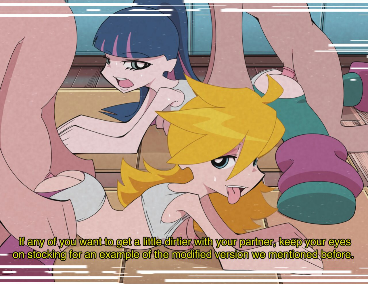 [LaundryMom] Get up and Get off with Panty and Stocking