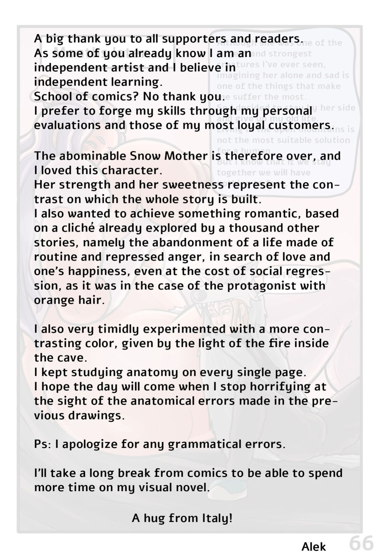 Comics alekerectsociety Abominable Snowmother