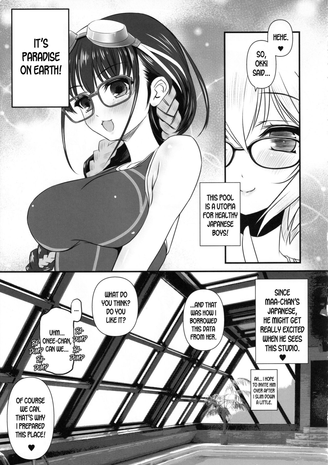 (COMIC1☆20) [Yakan Honpo (Inoue Tommy)] Megane Kyouei Mizugi Onee-chan Returns (Fate Grand Order) [desudesu]