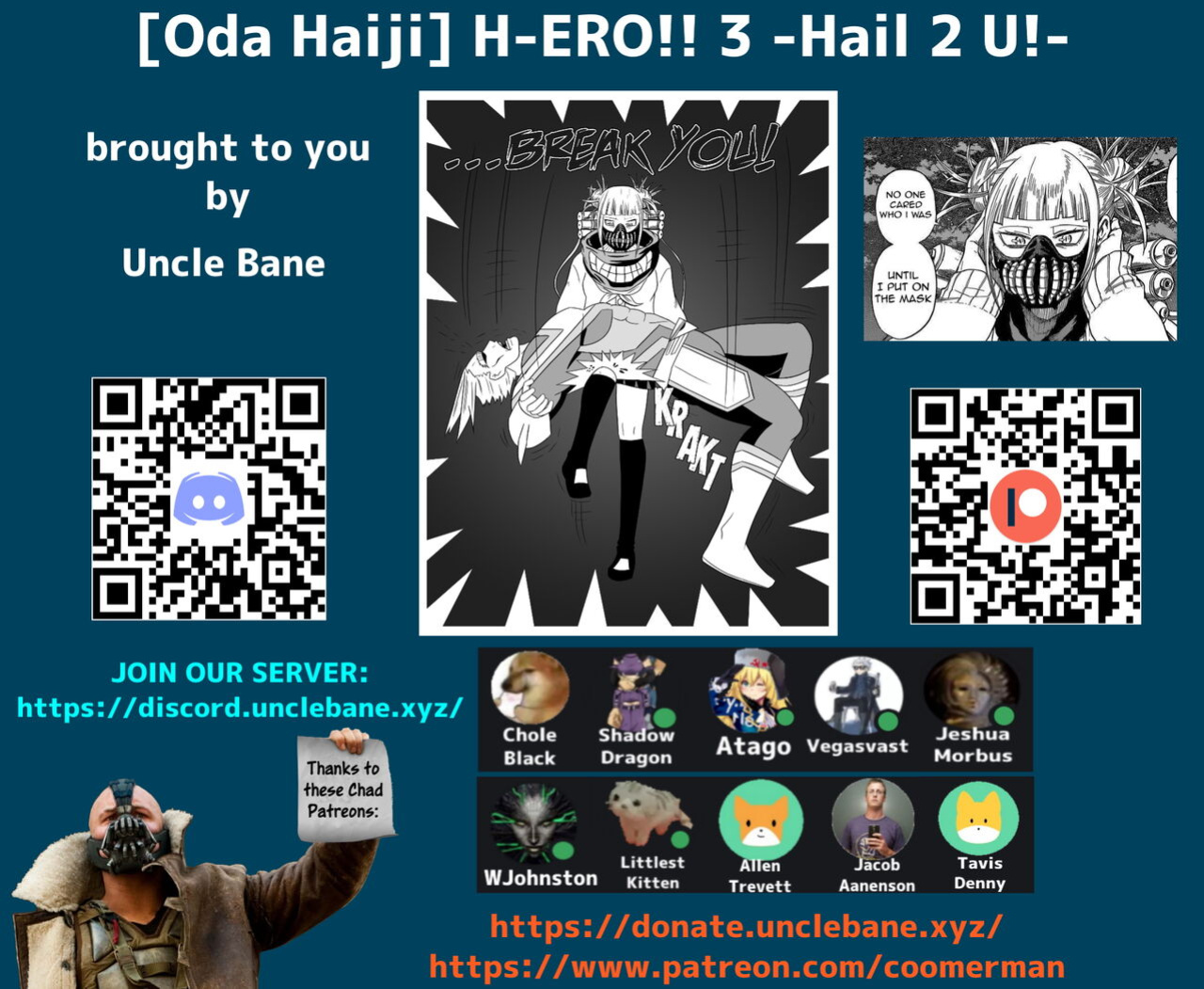 (C92) [HEADROOM (Oda Haiji)] H-ERO!! 3 -Hail 2 U!- (Boku no Hero Academia) [Uncle Bane]