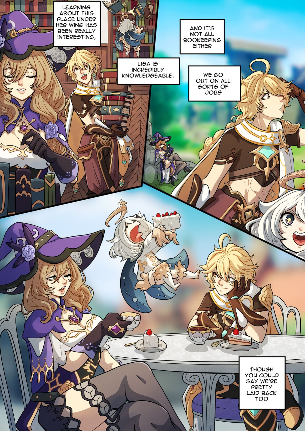 The Traveler's Guide to Teyvat's Heart-Lisa