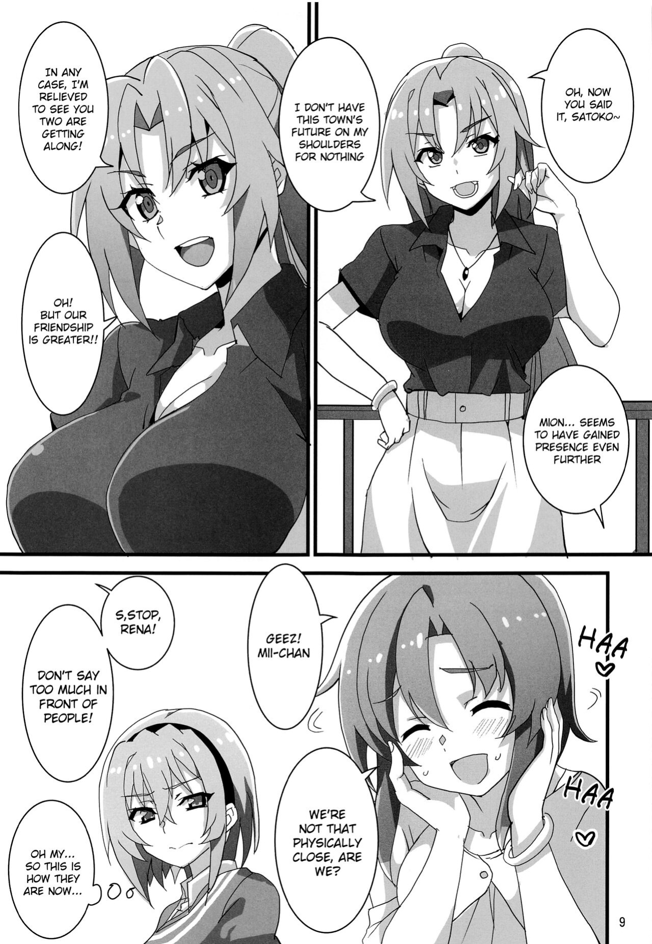 (COMIC1☆20) [BlueMage (Aoi Manabu)] Houjou Satoko Lucia ni Naku (Higurashi no Naku Koro ni Gou)
