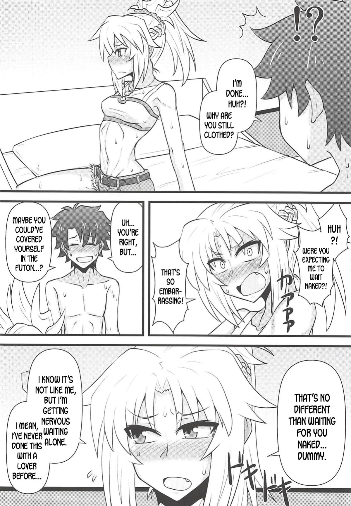 (COMIC1☆13) [Shonnaka-dou (Mitsurugi Tsurugi)] Daisuki Mor-san ~Master to Hajimete Hen~ (Fate/Grand Order) [desudesu]