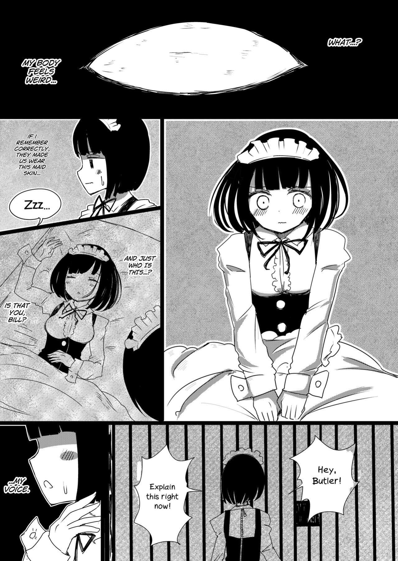 [Murasaki Nyanko Bar (Vae)] Maid no Kawa Prototype | A Maid's Skin Prototype [Marune]