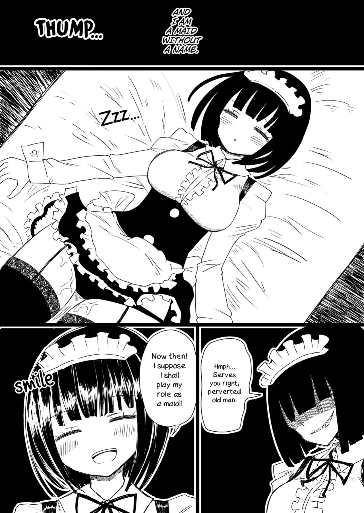 [Murasaki Nyanko Bar (Vae)] Maid no Kawa Prototype | A Maid's Skin Prototype [Marune]