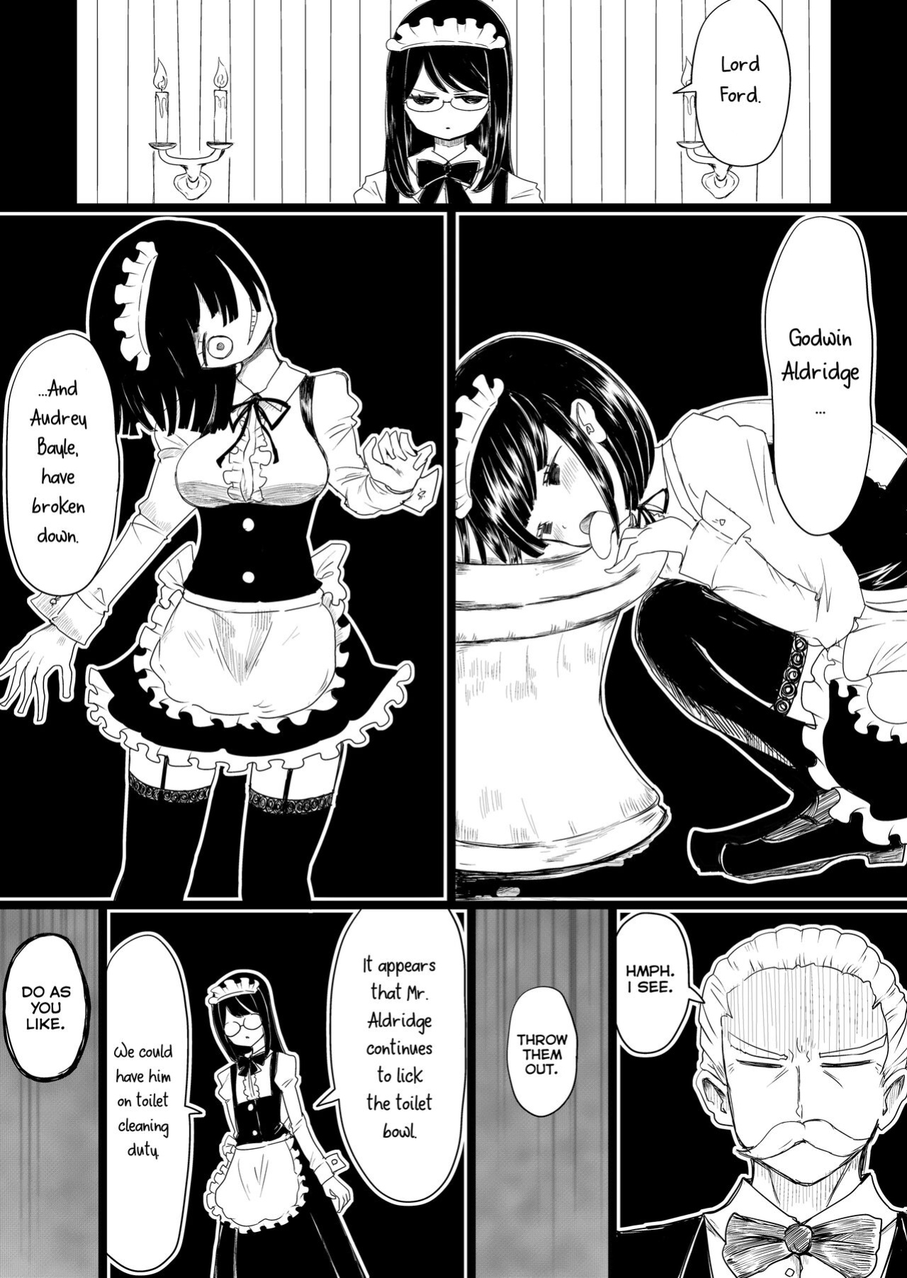 [Murasaki Nyanko Bar (Vae)] Maid no Kawa Prototype | A Maid's Skin Prototype [Marune]
