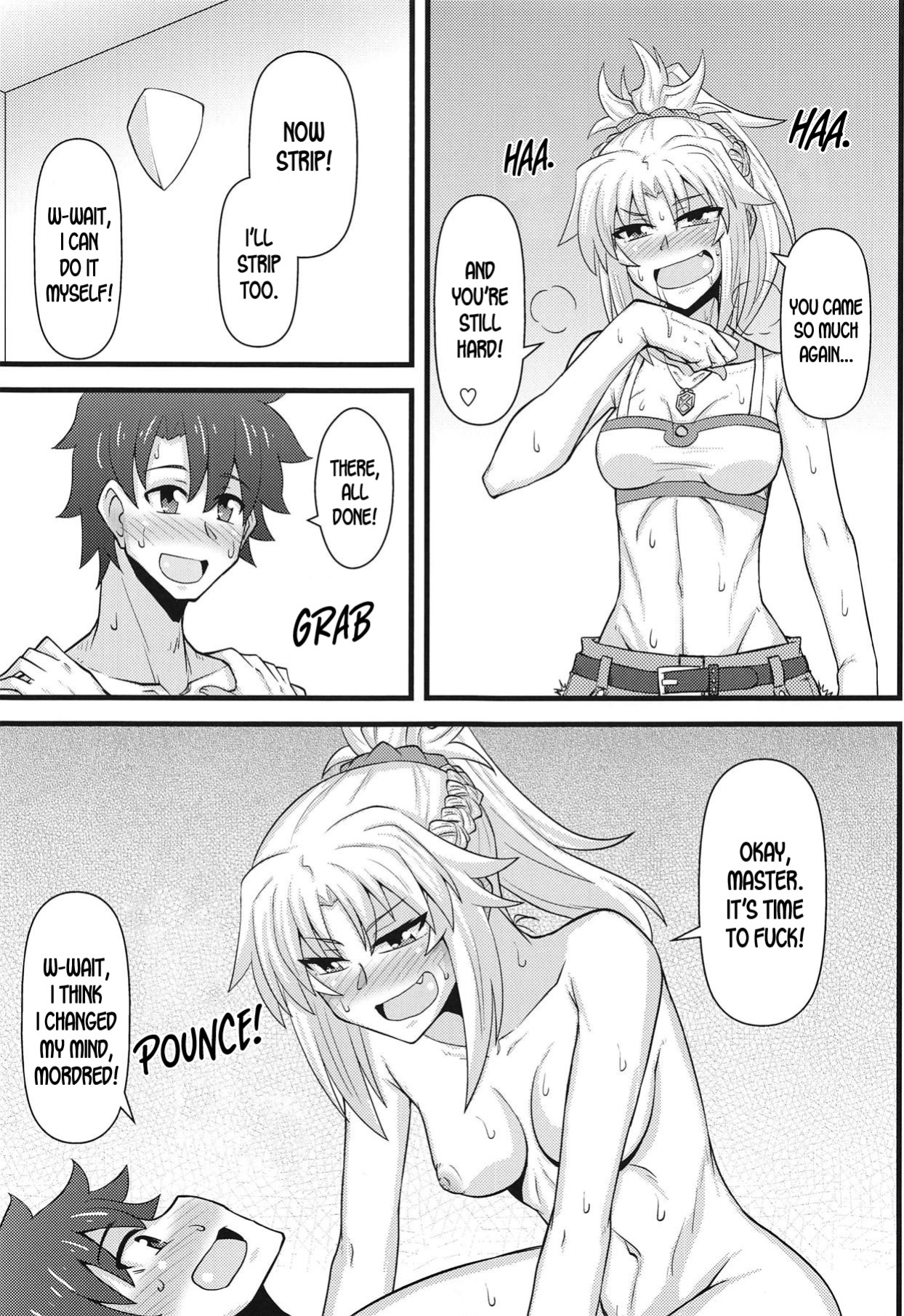 (COMIC1☆14) [Shonnaka-dou (Mitsurugi Tsurugi)] Daisuki Mor-san ~Shudouken wa Ore Hen~ (Fate/Grand Order) [desudesu]