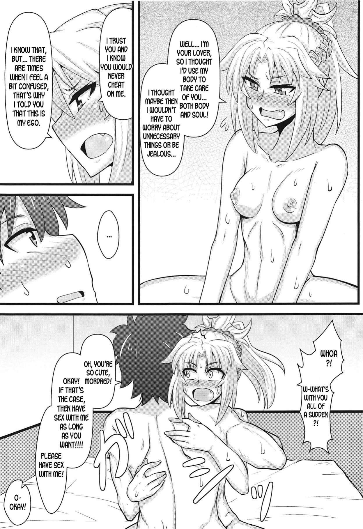 (COMIC1☆14) [Shonnaka-dou (Mitsurugi Tsurugi)] Daisuki Mor-san ~Shudouken wa Ore Hen~ (Fate/Grand Order) [desudesu]