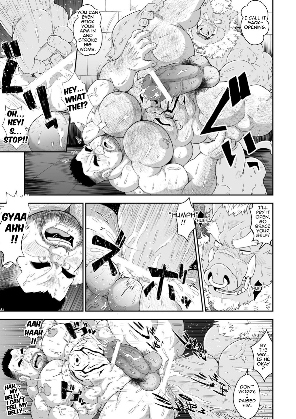 [Bear Tail (Chobikuma)] Buta no Harami Bukuro | Pig's Breeding Sack [Gachidebu]