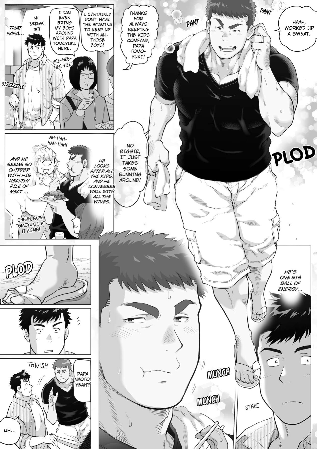 [Ochaocha Honpo (Chabashira Tatsukichi)] Naoto Papa to Tomoyuki Papa | Papa Naoto & Papa Tomoyuki
