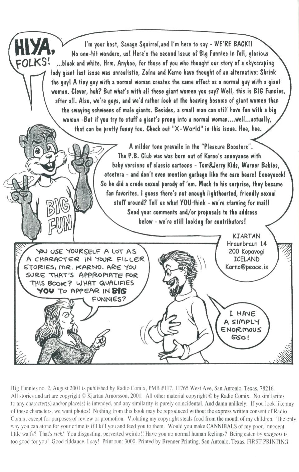 Kjartan Arnorsson Big funnies vol2