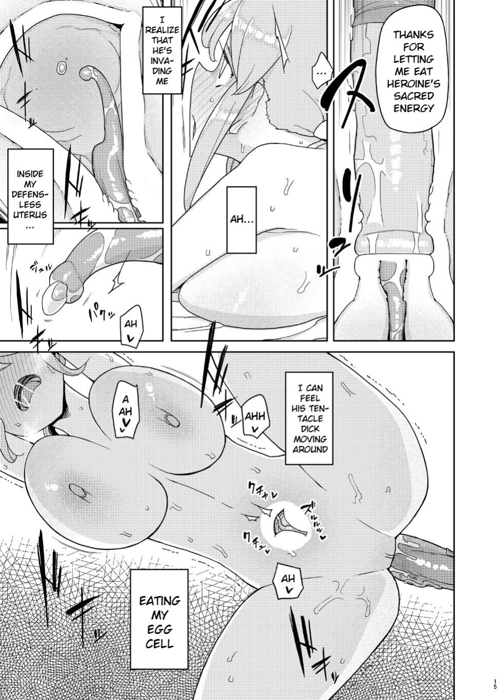 [Semimogura (Yoshiie)] Ore ga Ijimeteta Onna ga Henshin Heroine ni Natta node | The Girl i used to Bully became a Super Heroine [KKyunlations]