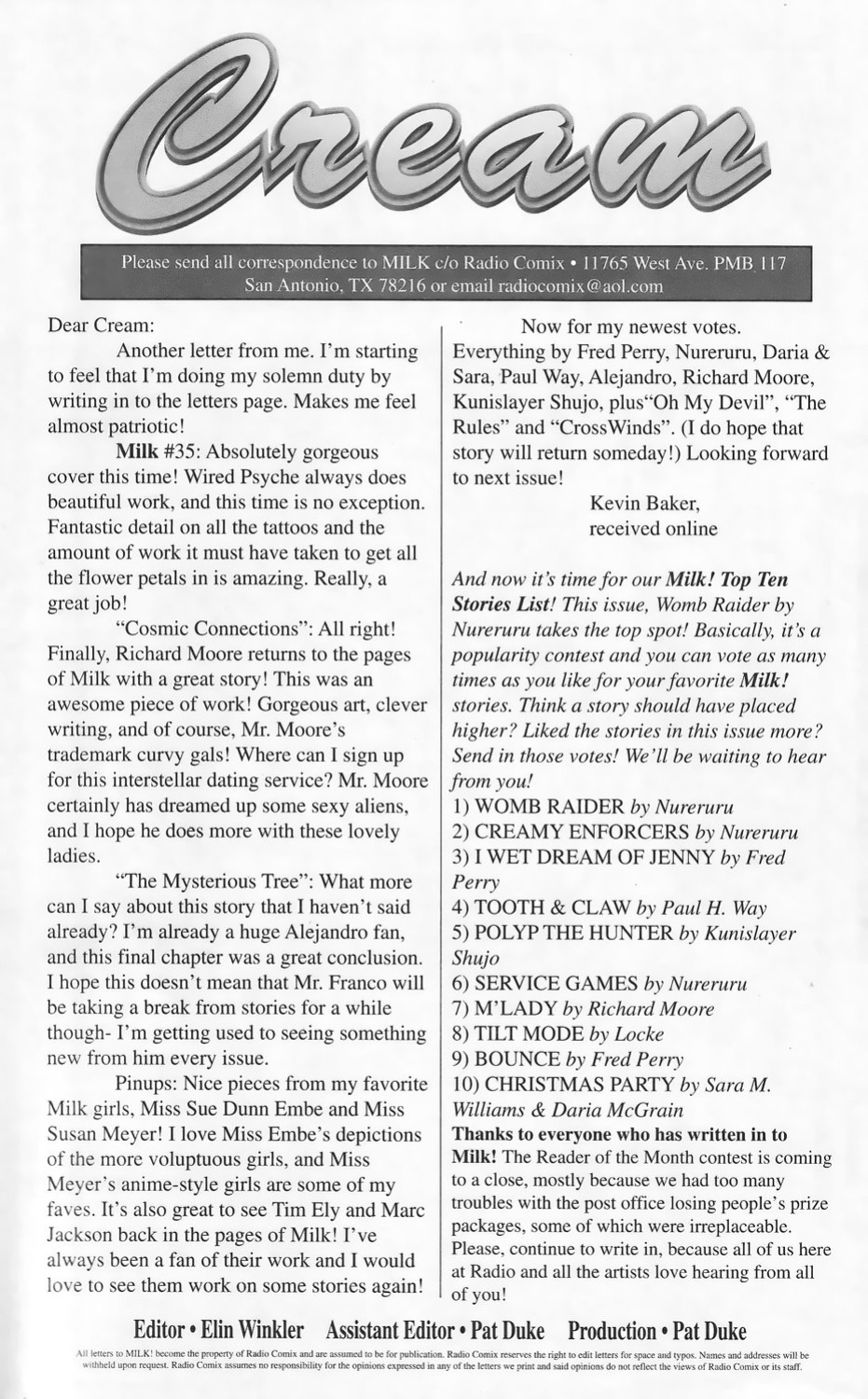 Milk! Volume 36