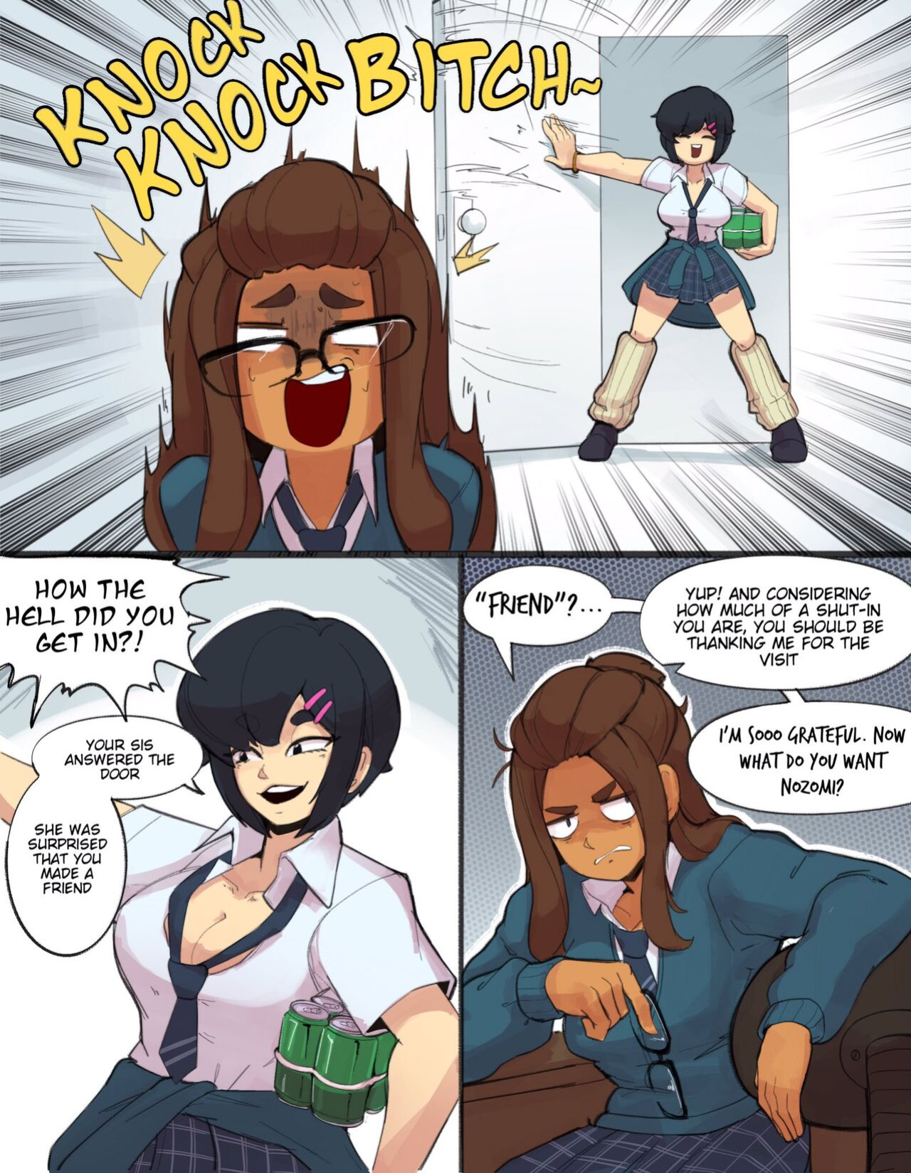 [NudieDoodles] High School Days