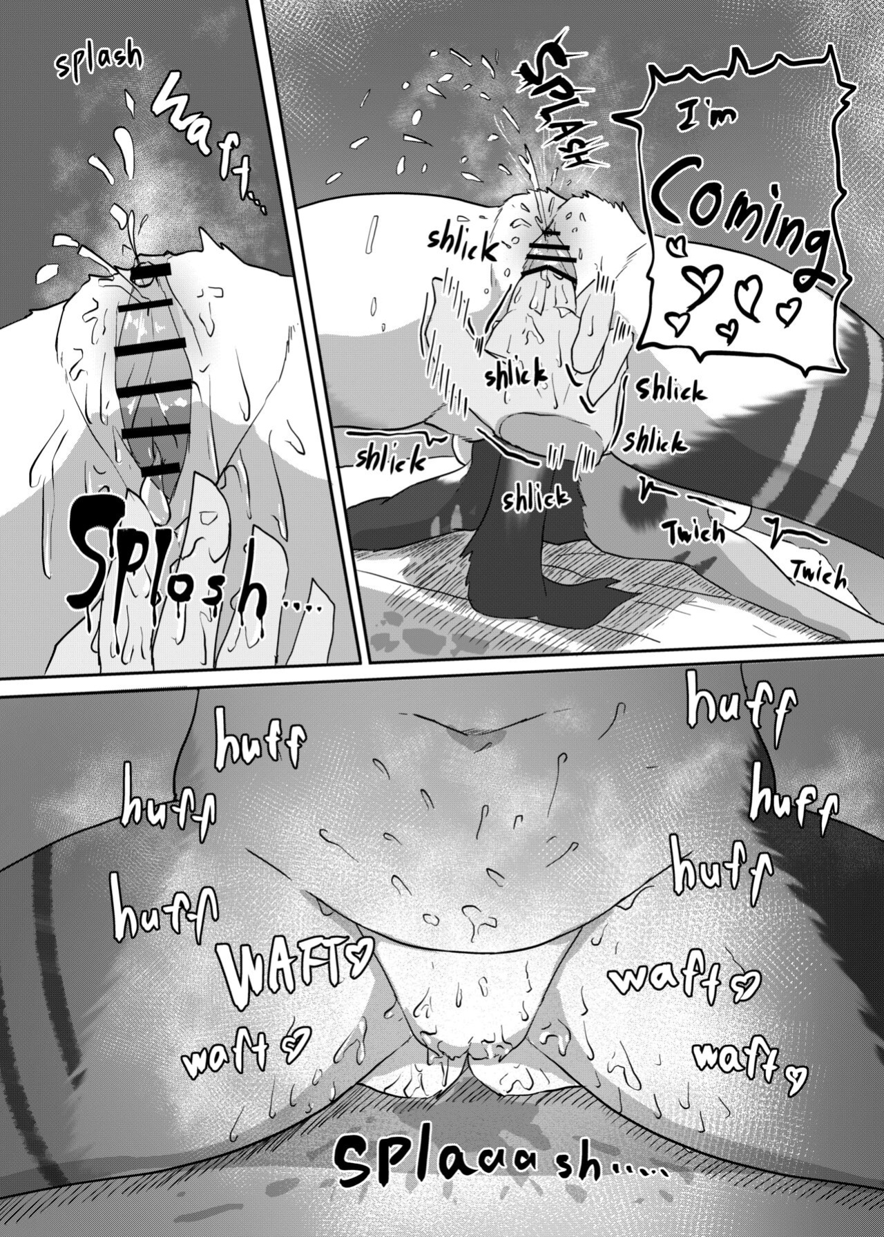 [Saikutsu Kichi (Kagarimachi Konatsu)] Mesukemo Mikeneko-chan no Jubujubu Hatsujou Manko de Oni Iki Dorodoro Ecchi | Calico cat rut pussy is so soft and moist with liquid, She has reached the top many times and have soft and watery sex with it