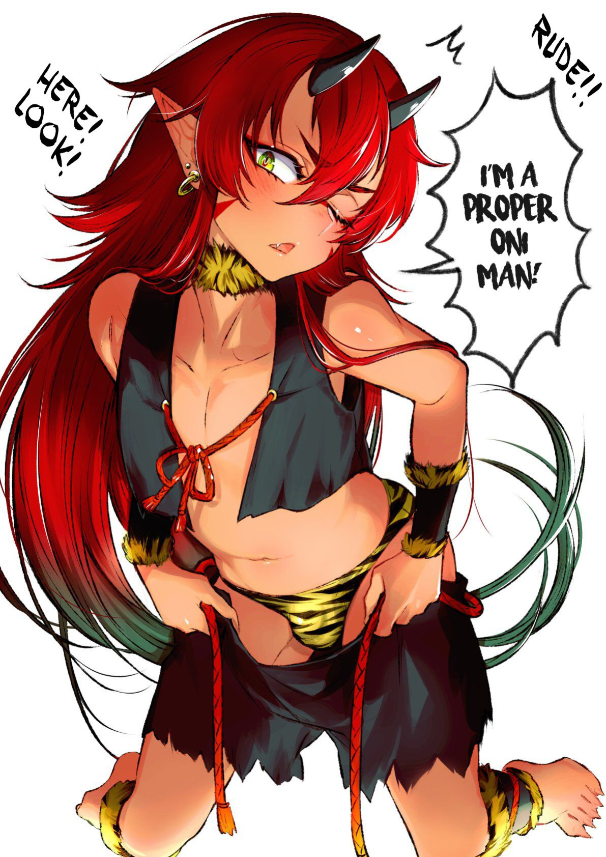 [NUH (Morino Bambi)] Aoi Oni Kun To Akai Oni Kun | Blue Oni-kun and Red Oni-kun