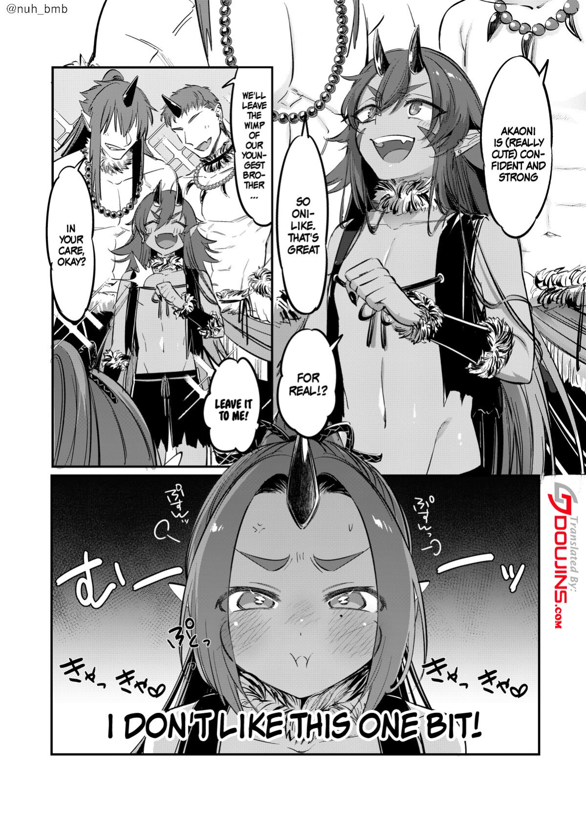 [NUH (Morino Bambi)] Aoi Oni Kun To Akai Oni Kun | Blue Oni-kun and Red Oni-kun