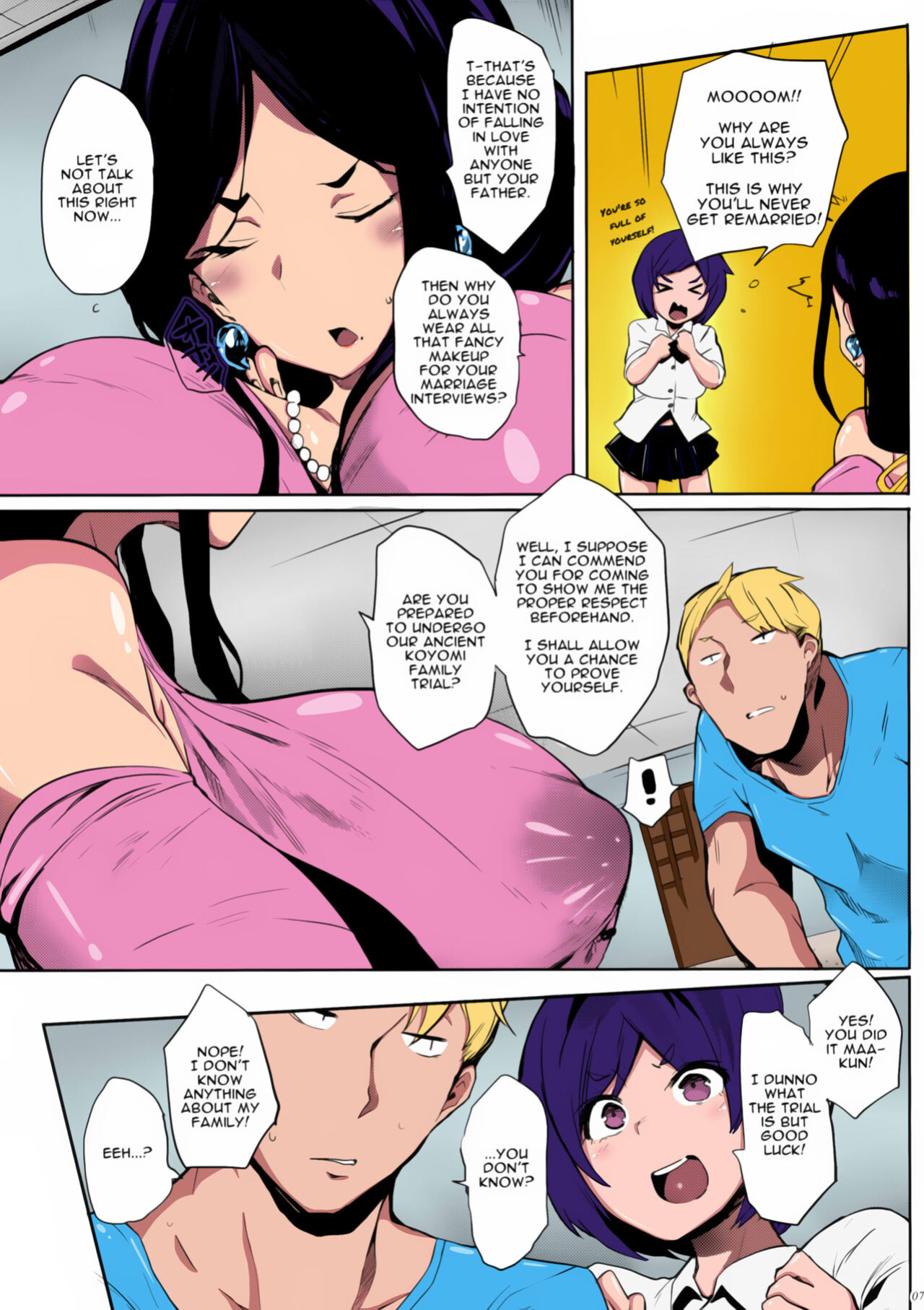 (C96) [Puppukupu (Kawaisaw)] Taima no Haha | Demon Slayer Mother [Darg777] [Colorized]