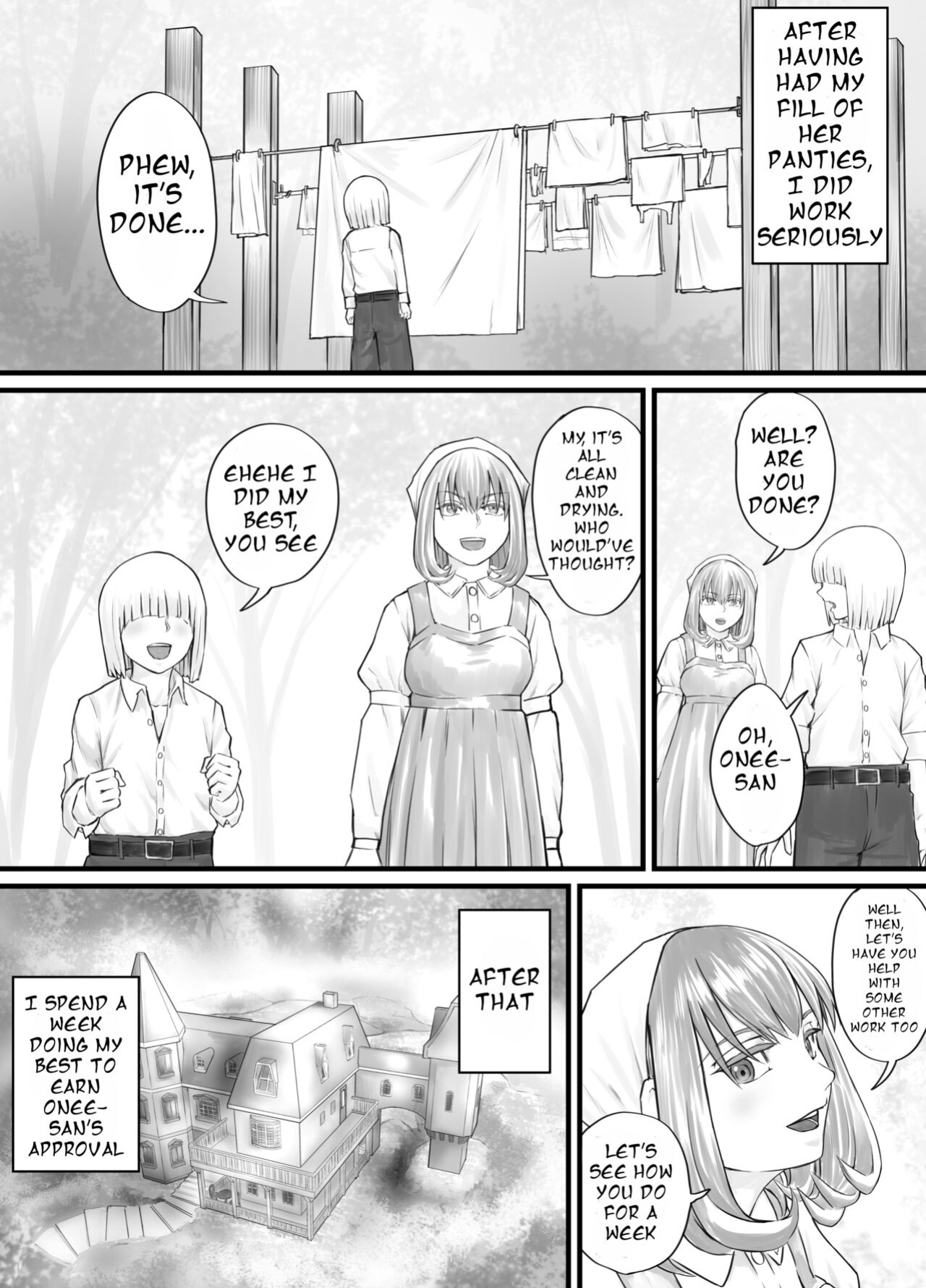 [DODOMESU3SEI] お姉さんにおしっこを見せてもらえる漫画 ch.1-6 (English Version）(Pixiv Fanbox)