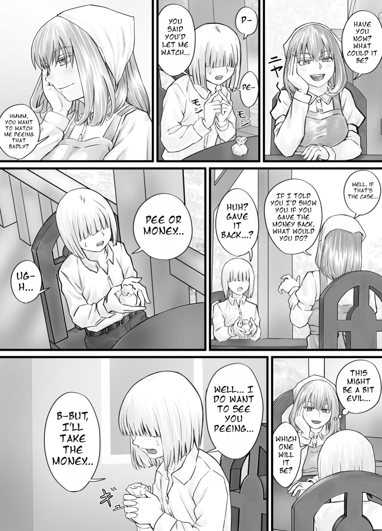 [DODOMESU3SEI] お姉さんにおしっこを見せてもらえる漫画 ch.1-6 (English Version）(Pixiv Fanbox)