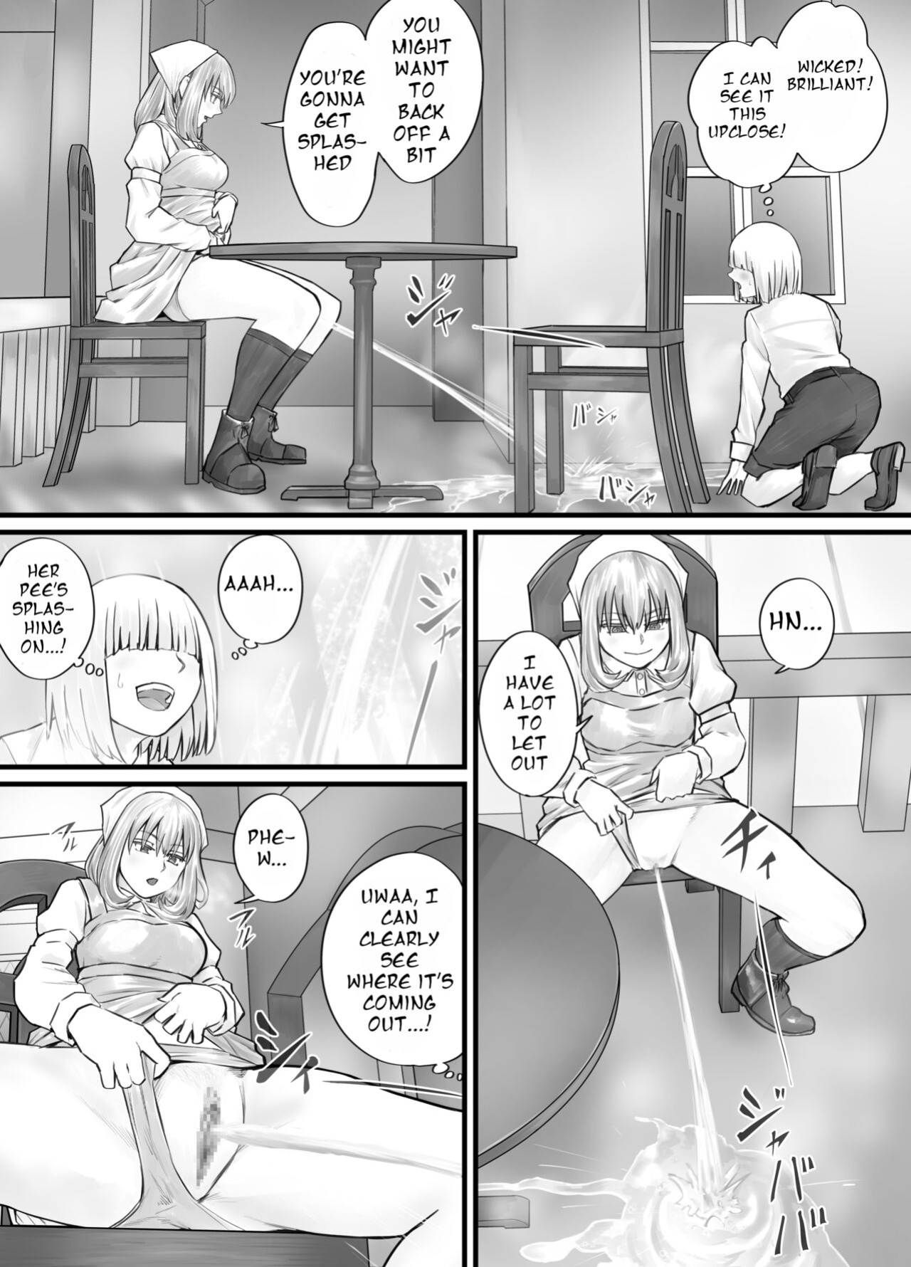 [DODOMESU3SEI] お姉さんにおしっこを見せてもらえる漫画 ch.1-6 (English Version）(Pixiv Fanbox)
