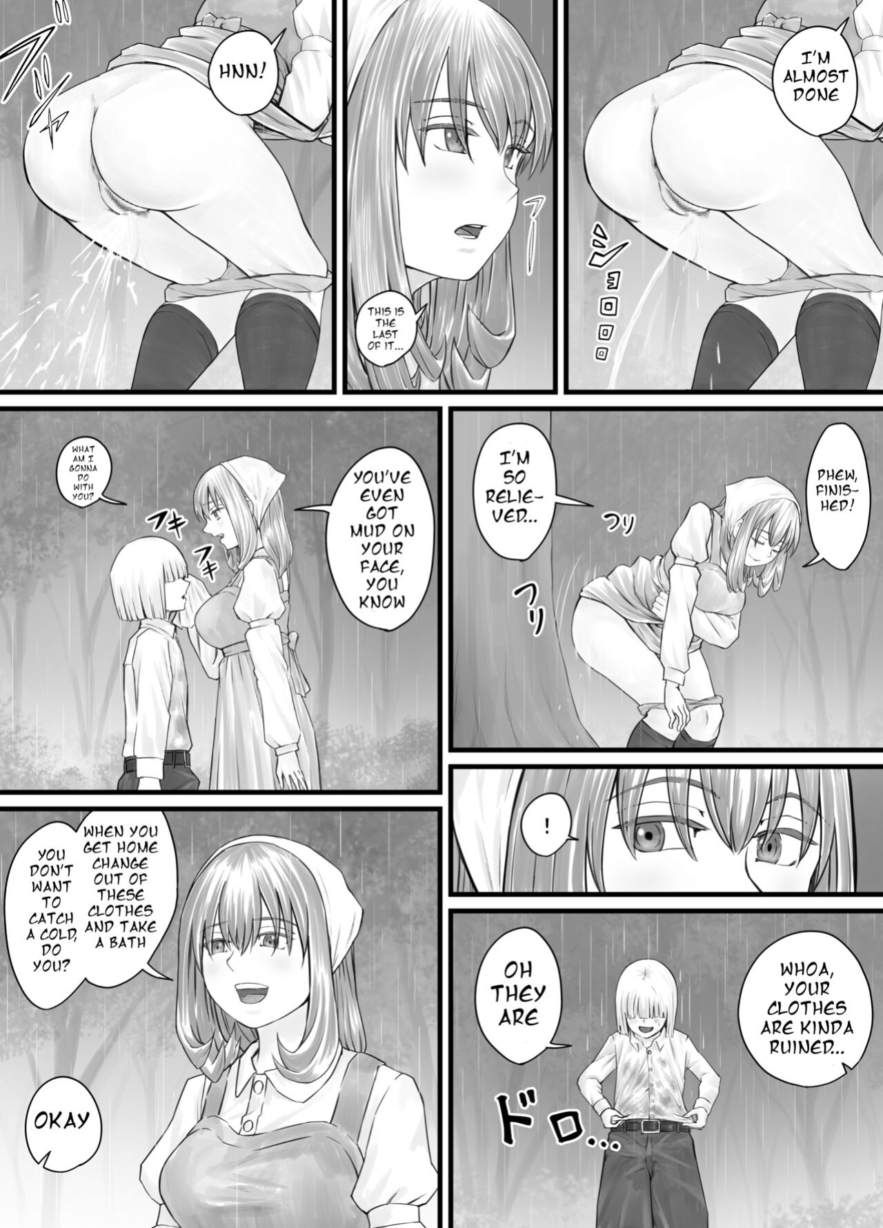 [DODOMESU3SEI] お姉さんにおしっこを見せてもらえる漫画 ch.1-6 (English Version）(Pixiv Fanbox)