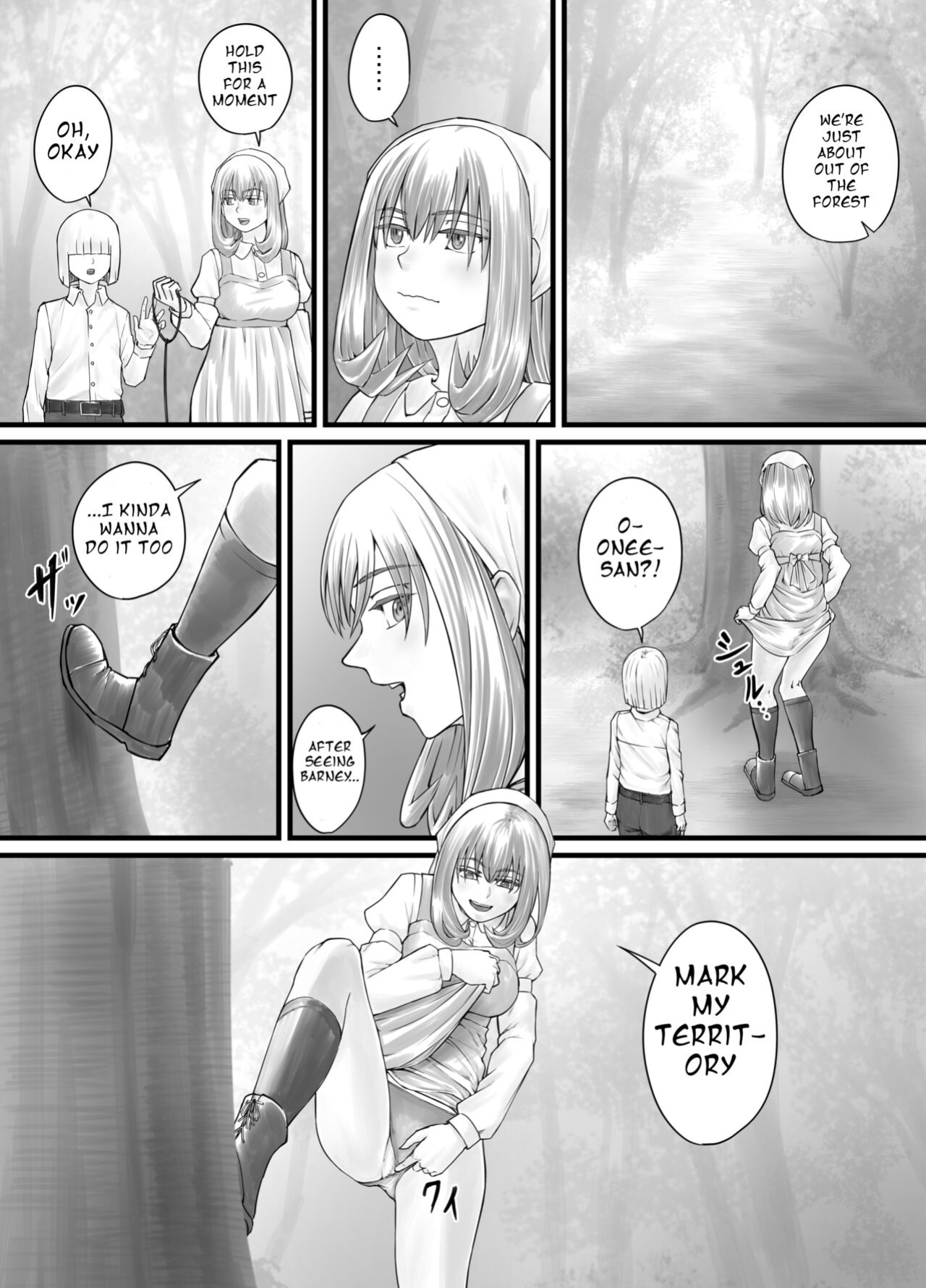 [DODOMESU3SEI] お姉さんにおしっこを見せてもらえる漫画 ch.1-6 (English Version）(Pixiv Fanbox)
