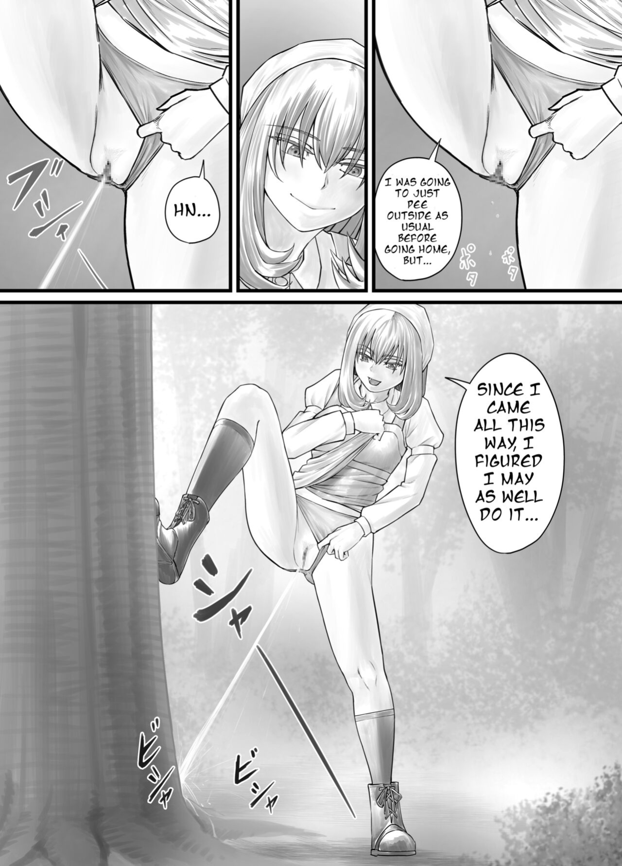 [DODOMESU3SEI] お姉さんにおしっこを見せてもらえる漫画 ch.1-6 (English Version）(Pixiv Fanbox)