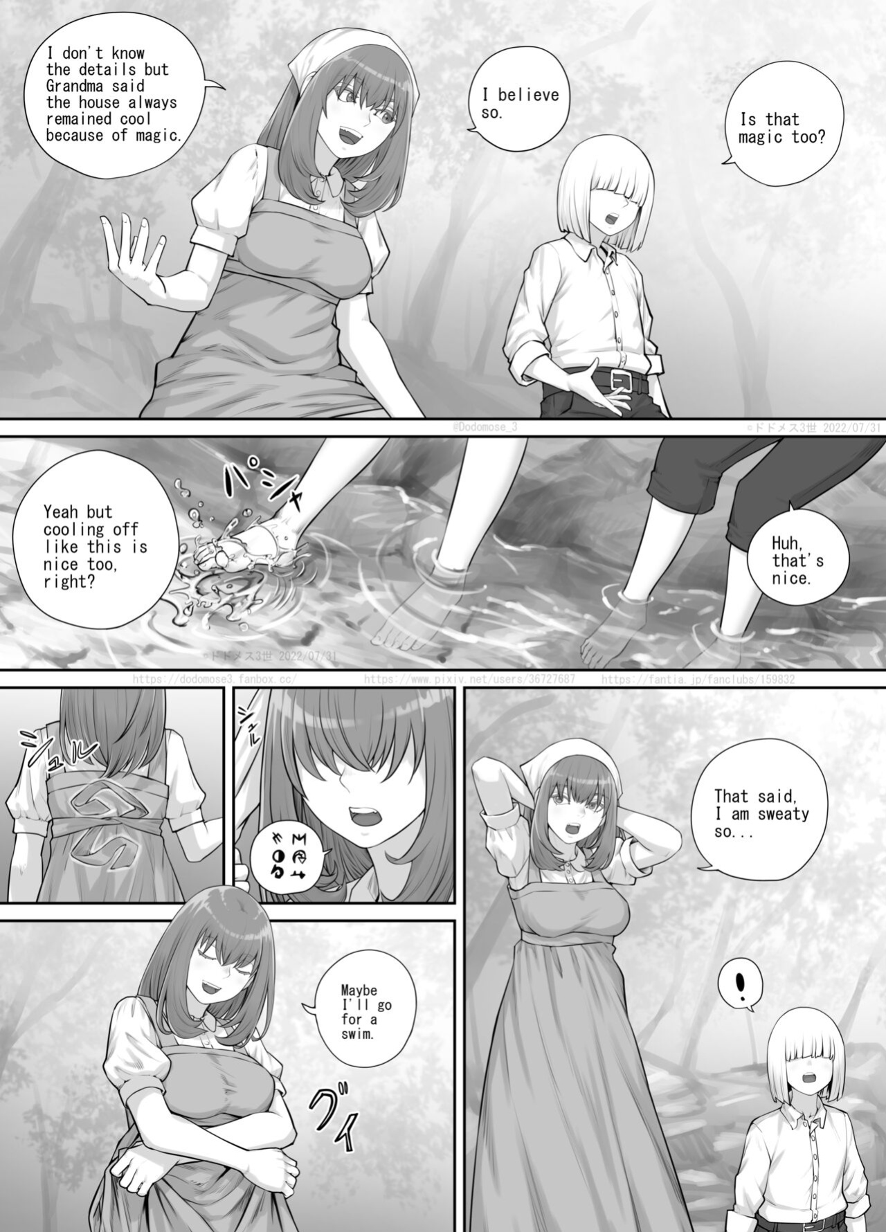[DODOMESU3SEI] お姉さんにおしっこを見せてもらえる漫画 ch.1-6 (English Version）(Pixiv Fanbox)