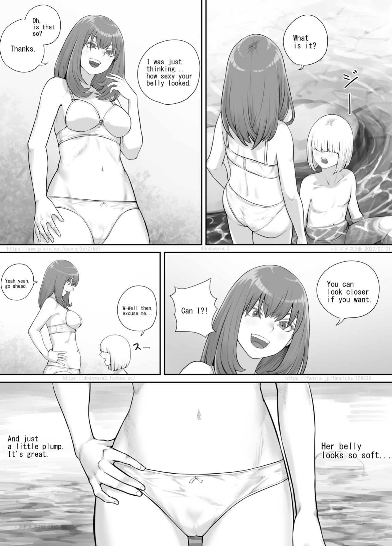 [DODOMESU3SEI] お姉さんにおしっこを見せてもらえる漫画 ch.1-6 (English Version）(Pixiv Fanbox)
