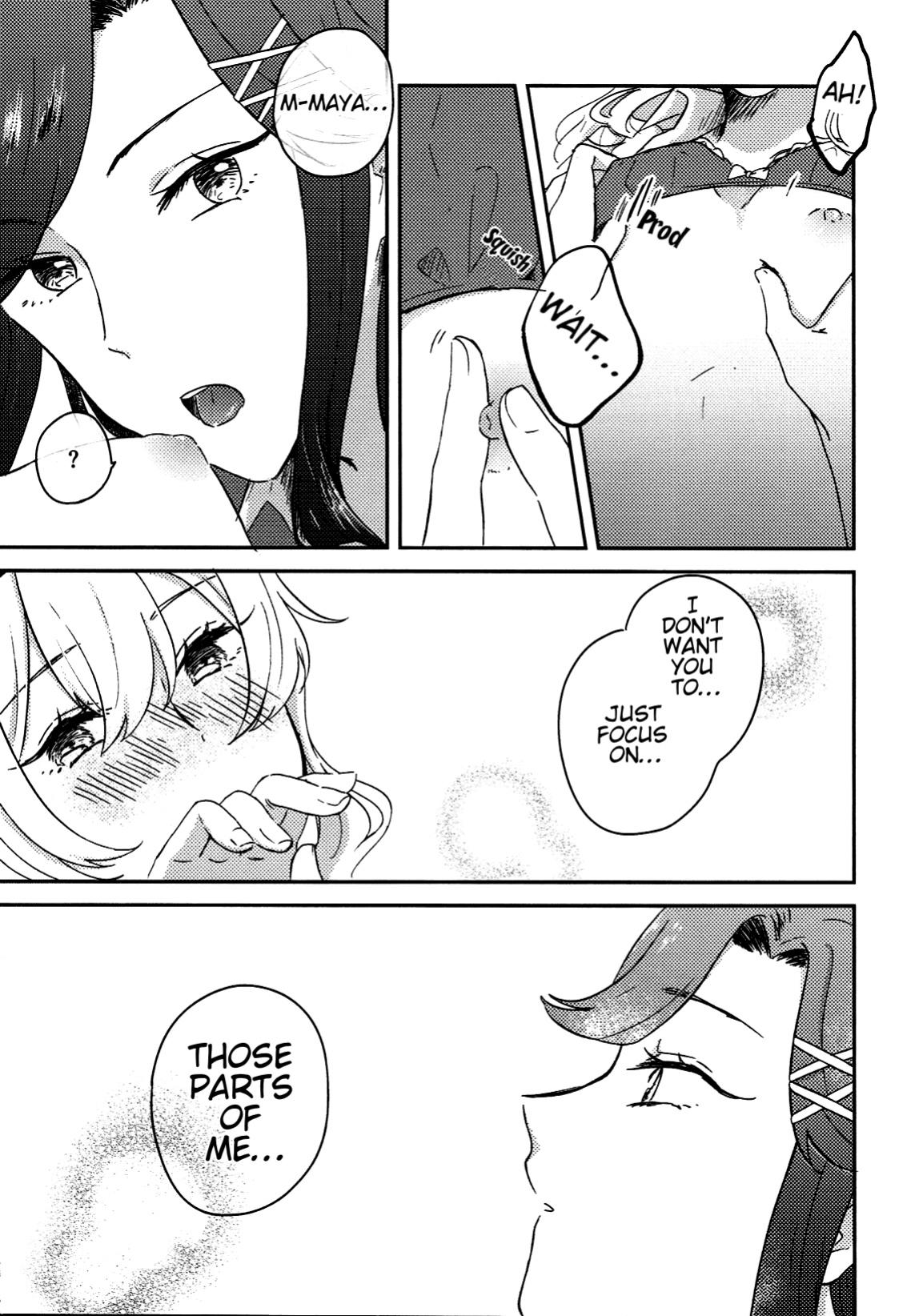 (Starlight Stories 4th REVUE) [Mochiusa (Sakura)] Maya to Kuro ga na Koto Suru Hon | A Book Where MayaKuro Do Lewd Things (Shoujo Kageki Revue Starlight) [0mniessence]
