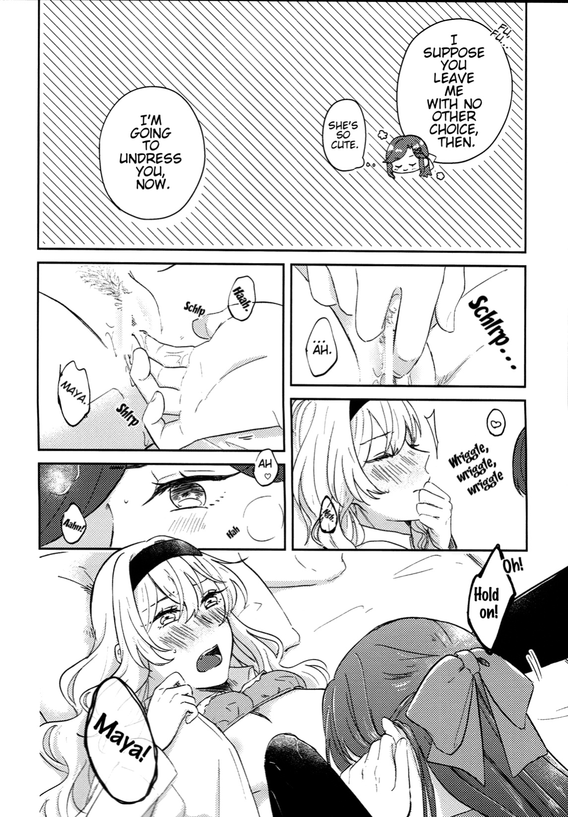(Starlight Stories 4th REVUE) [Mochiusa (Sakura)] Maya to Kuro ga na Koto Suru Hon | A Book Where MayaKuro Do Lewd Things (Shoujo Kageki Revue Starlight) [0mniessence]
