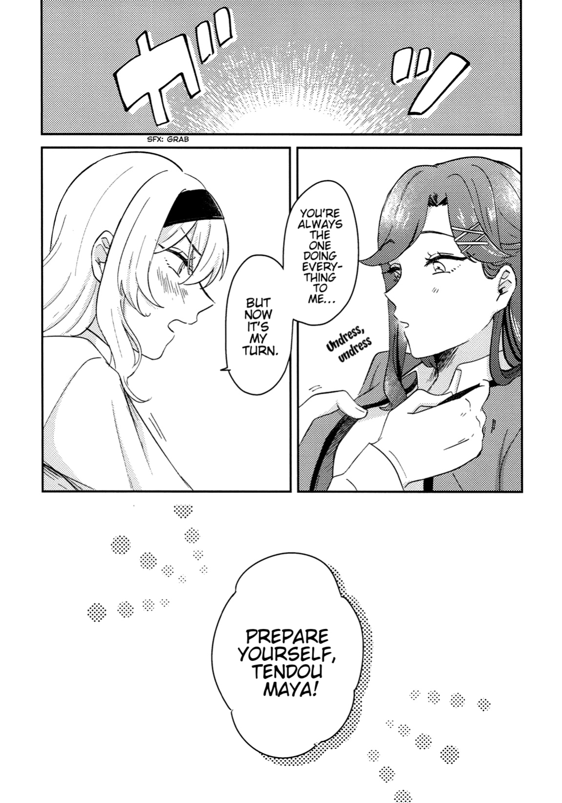 (Starlight Stories 4th REVUE) [Mochiusa (Sakura)] Maya to Kuro ga na Koto Suru Hon | A Book Where MayaKuro Do Lewd Things (Shoujo Kageki Revue Starlight) [0mniessence]