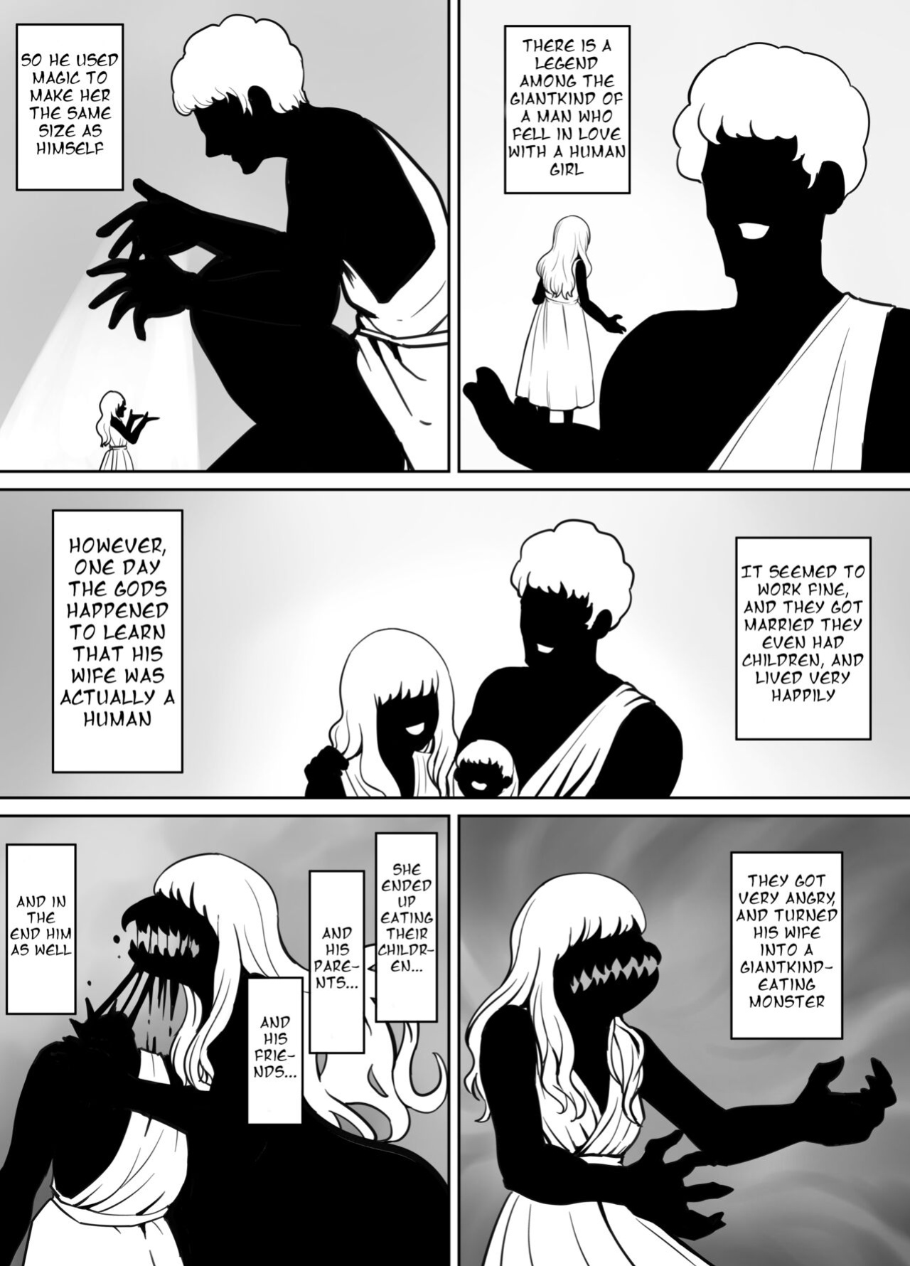 [DODOMESU3SEI] 巨人娘ちゃん漫画 Ch.1-4（English Version）(Pixiv Fanbox)