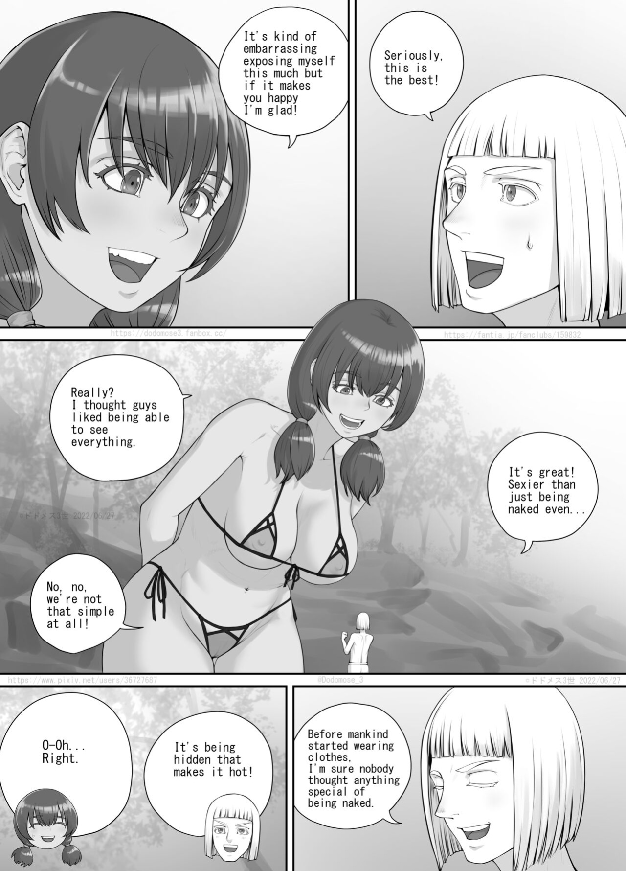 [DODOMESU3SEI] 巨人娘ちゃん漫画 Ch.1-4（English Version）(Pixiv Fanbox)