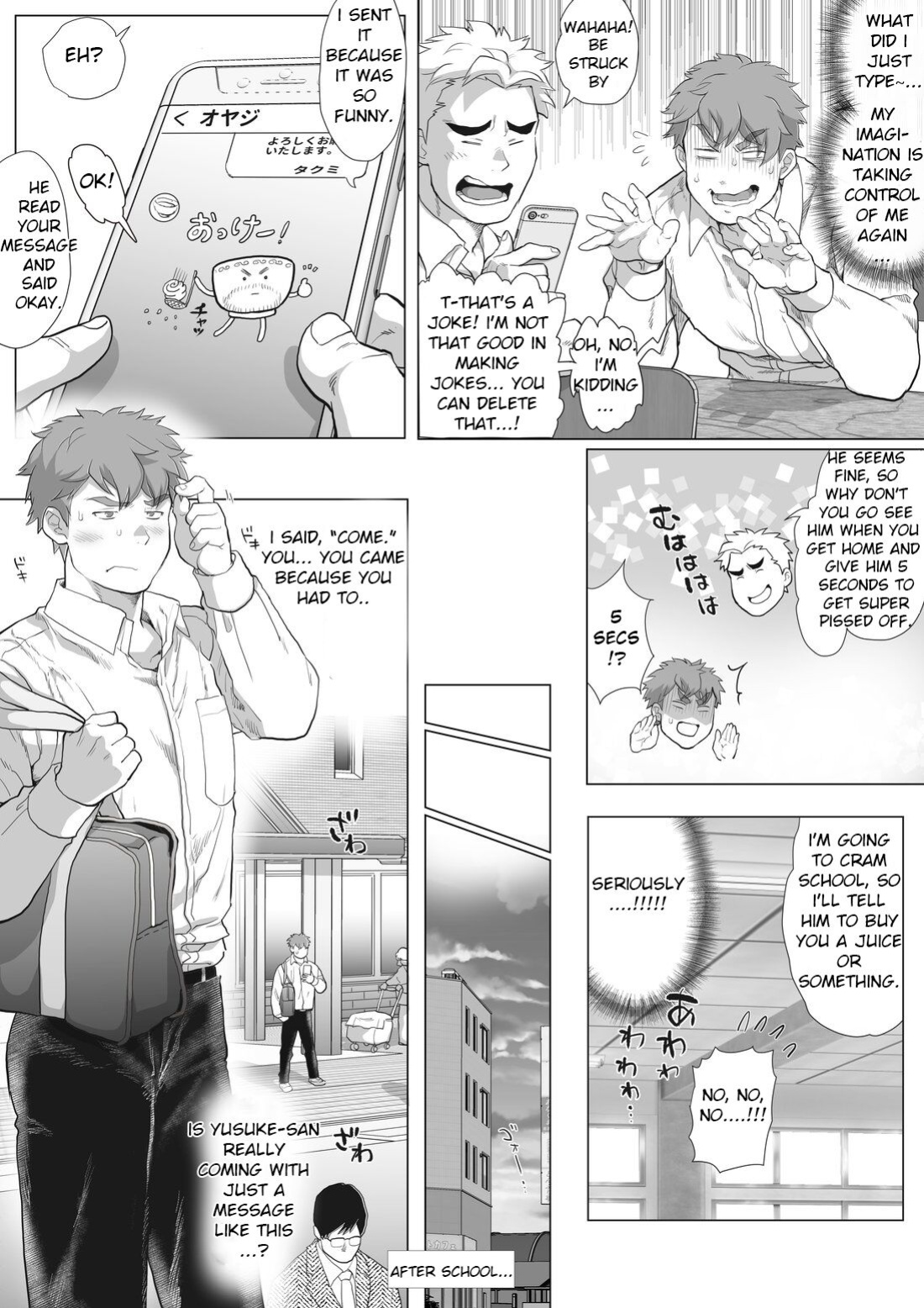 [Ochaocha Honpo (Chabashira Tatsukichi)] Tomodachi no Otou-san ~Takumi no Sekkyou Hen~ | Friend's Dad ~Takumi's Sermon Edition~ Ch. 10