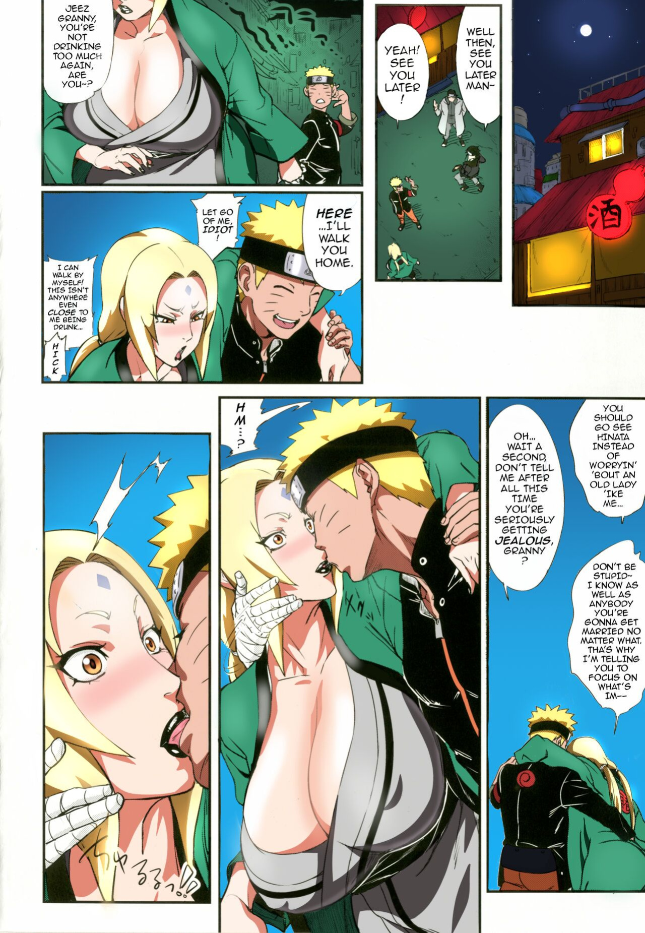 [Aroma Gaeru (Numahana)] Jukumitsuki Intouden 2 | Debauchery of a Mature Honeypot Princess Ch 2 (Naruto) {darknight} [Colorized]