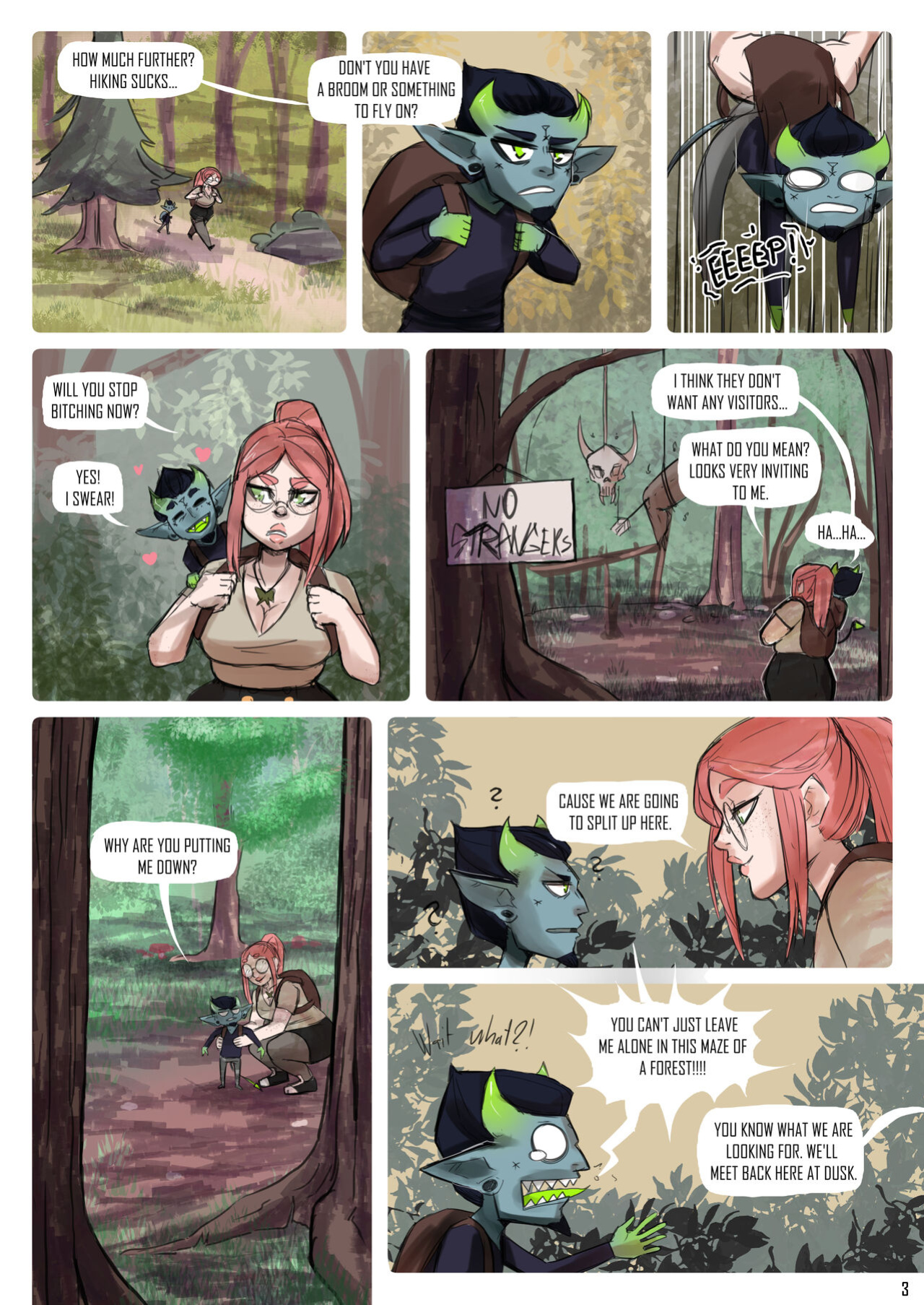 The spilled Cauldron Chapter 1: The Forest