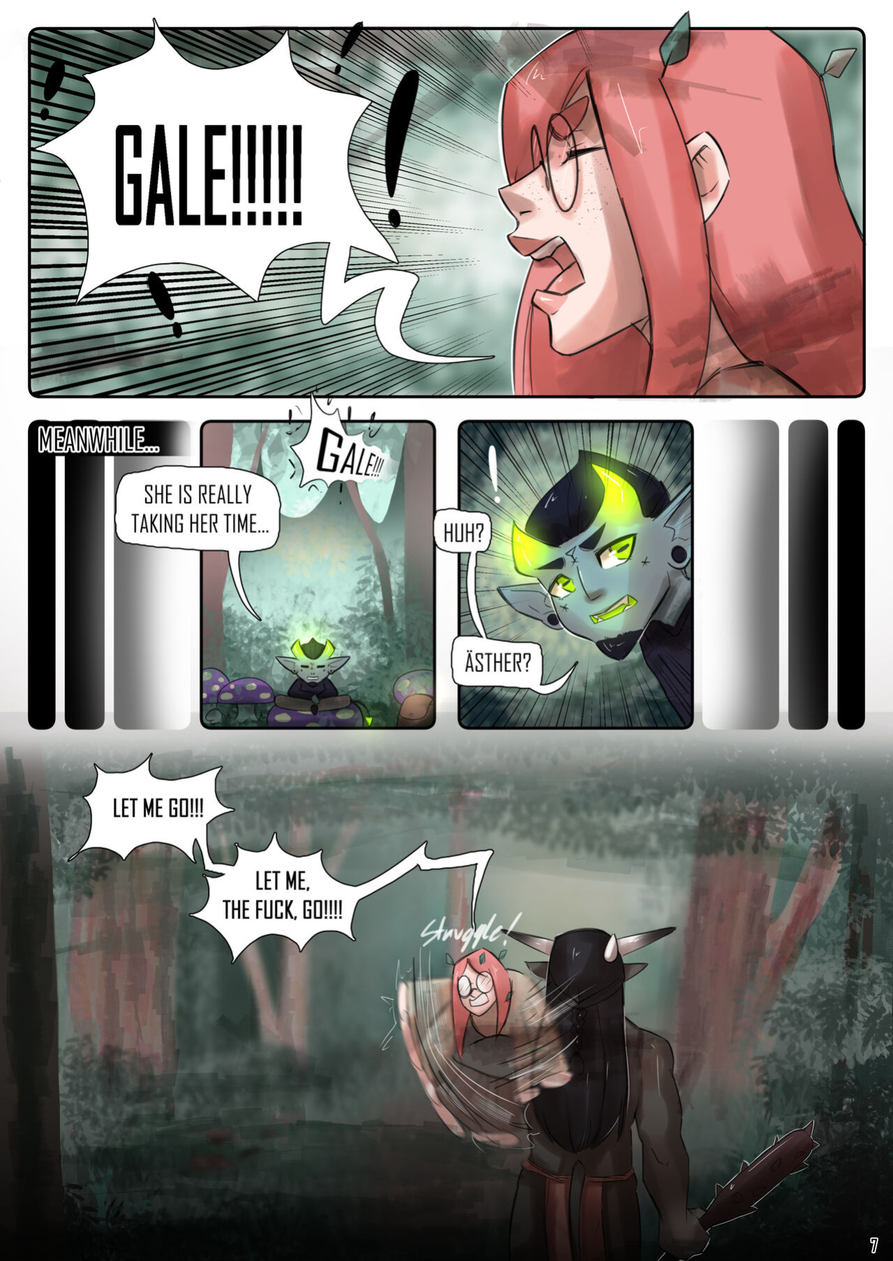 The spilled Cauldron Chapter 1: The Forest
