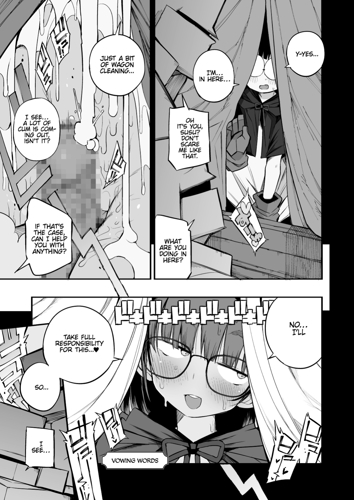 [Naitou2 (F4U)] Renai Kinshi no Yuusha Party ni Mukanai Jimiko no S-kyuu Dosukebe Status | The S-Rank Pervert Status of the Unfit Homely Girl in the Hero Party With a Ban on Love {akanameTL}